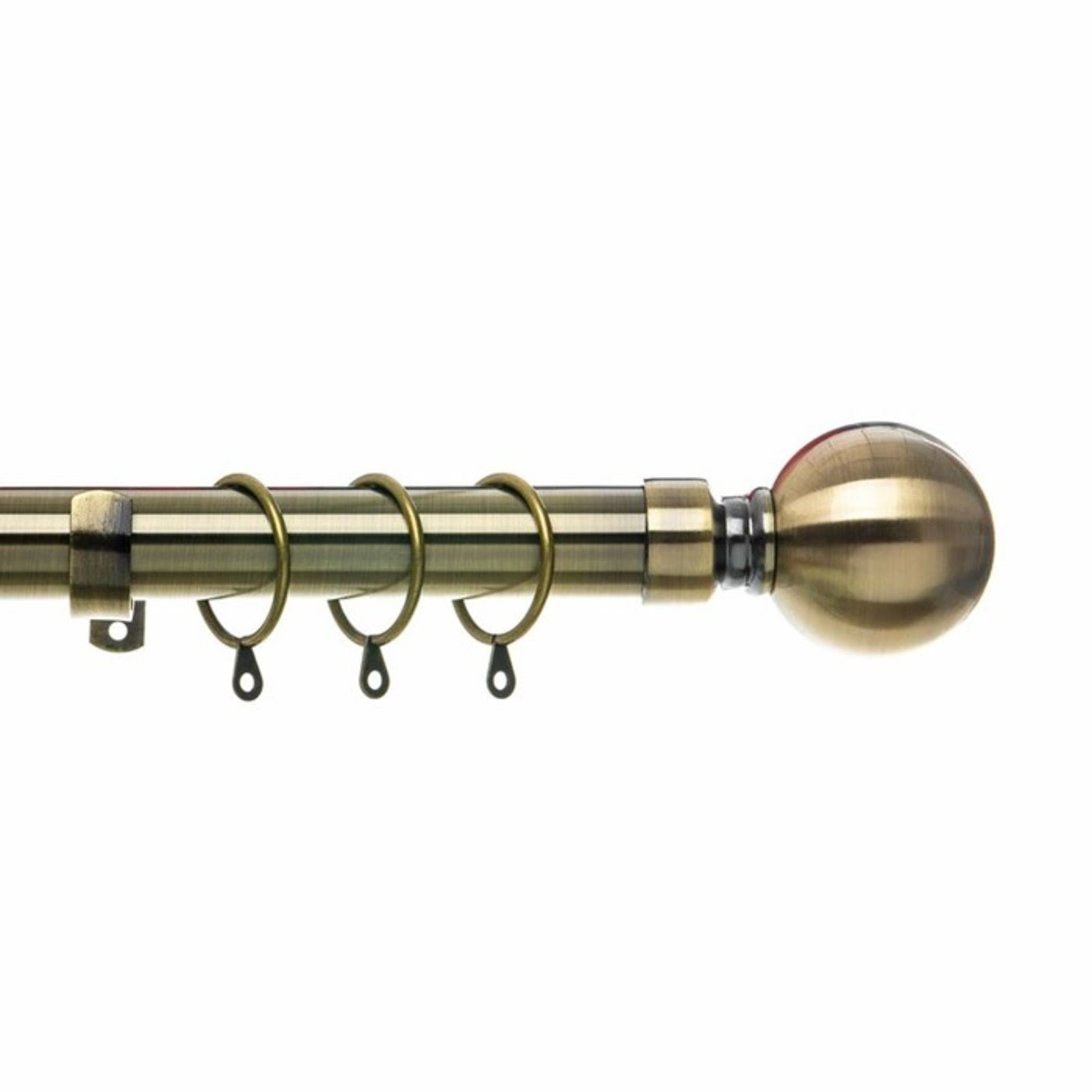 Symple Stuff, Curtain Pole Set 120cmx110 (brass) - RRP £29.99 (HTST1184 - 16101/36) 1D