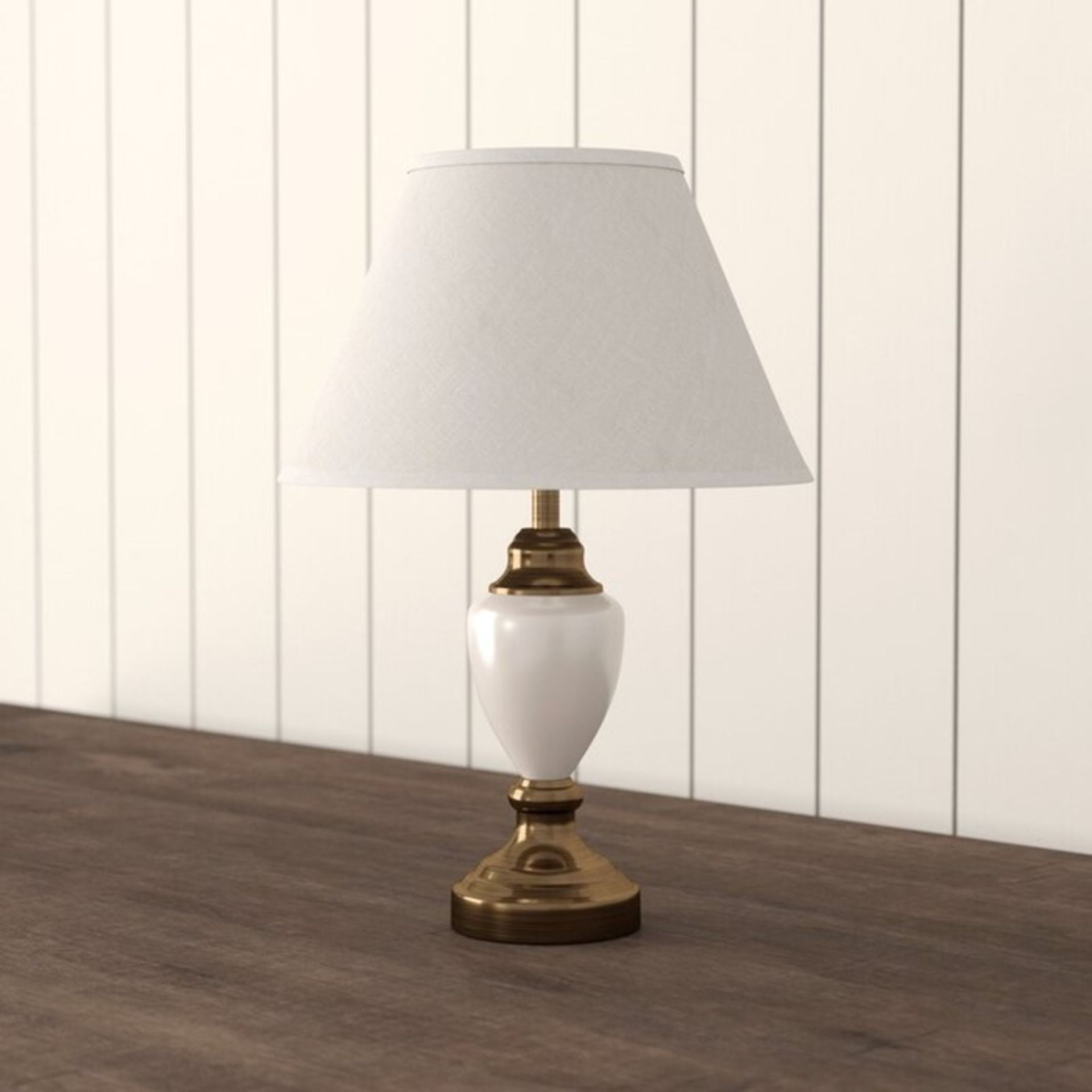 Astoria Grand, Roscommon 43cm Table Lamp x2 (ANTIQUE) - RRP £25.99 (MEXP1119 - 14009/54 - 14009/