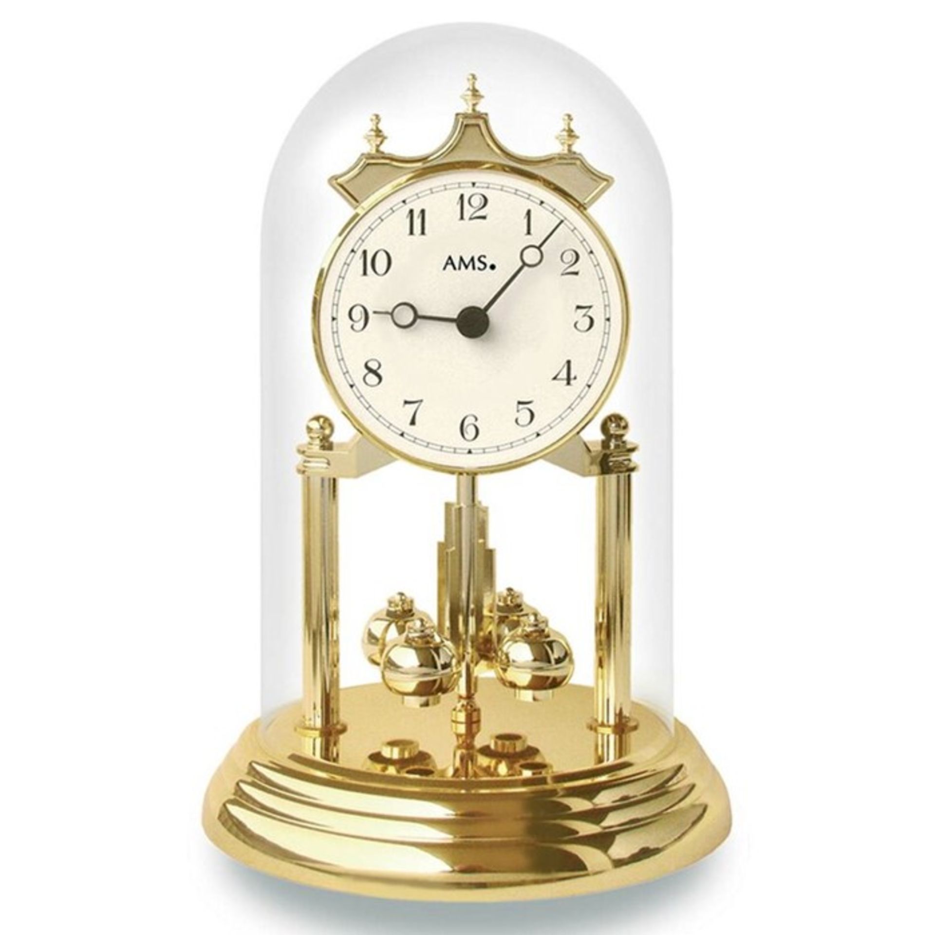 AMS Uhrenfabrik,Table Clock - RRP £76.36 (AMSU1268 -17619/18) 3E