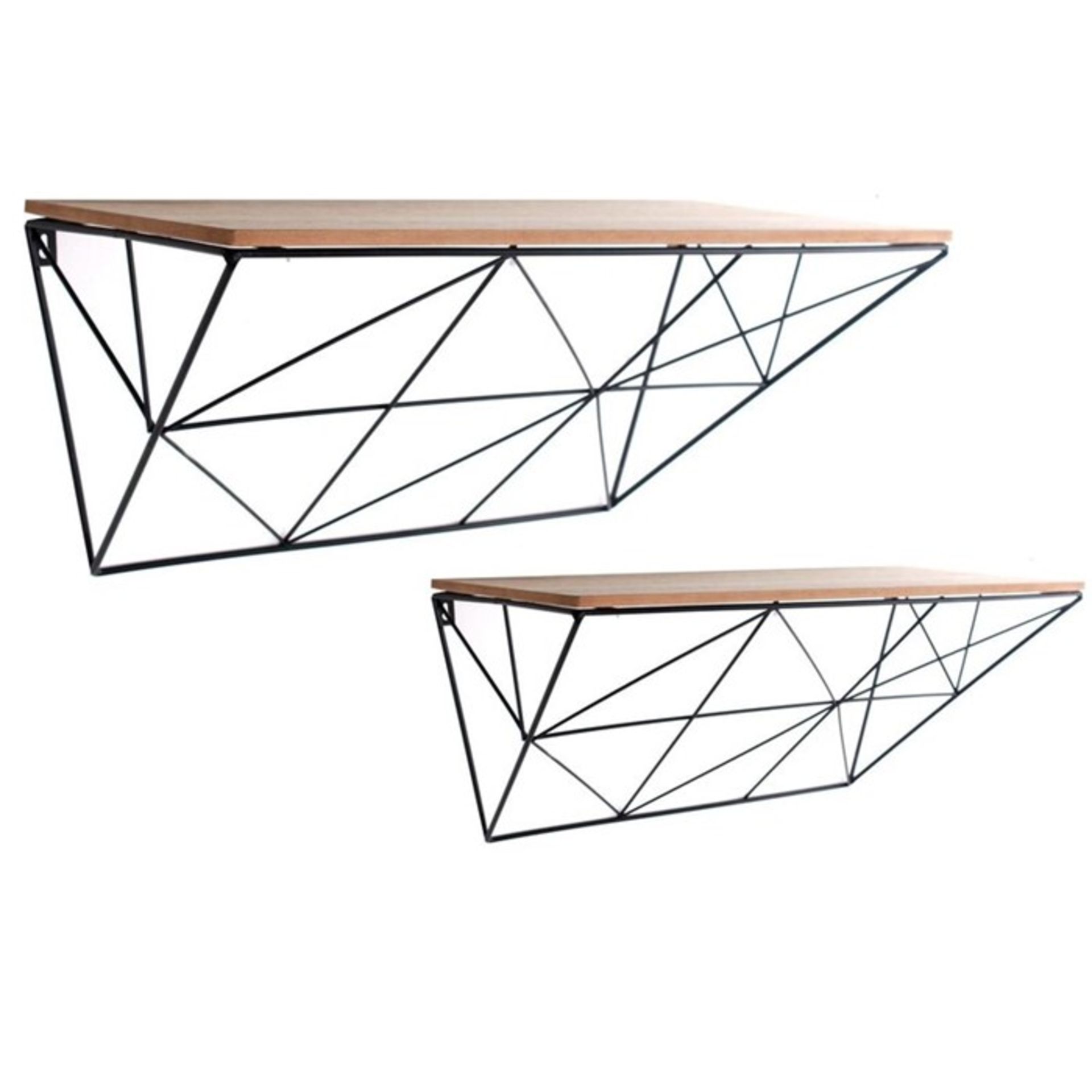 Ebern Designs,Ramsha Floating Shelf Set Ramsha Floating Shelf Set x2 - RRP £37.99 (HBRH1089 -18550/