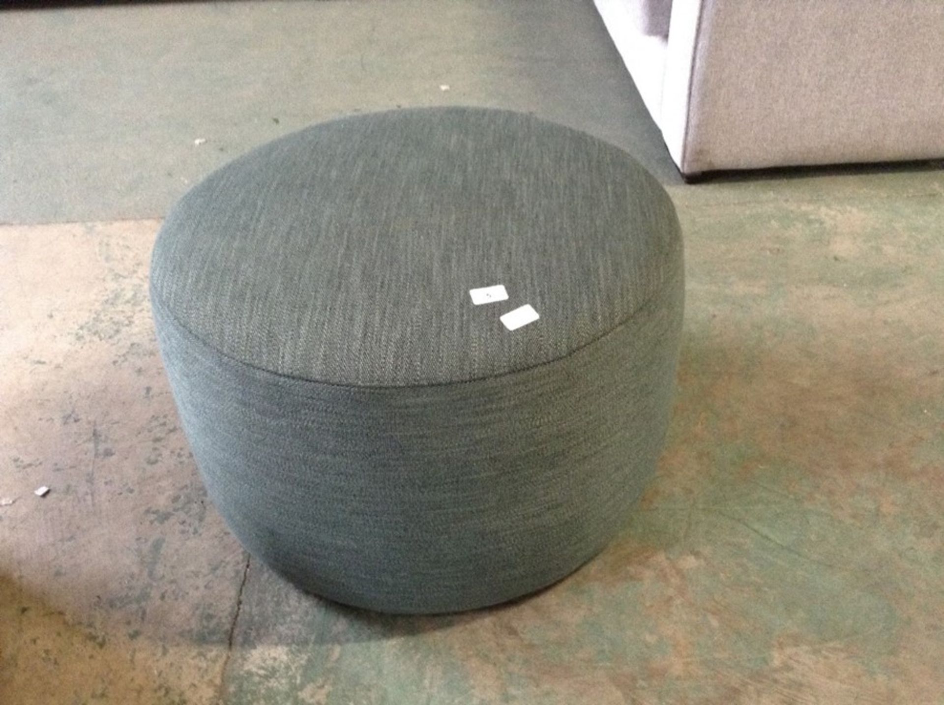 GREEN EX SHOWROOM FOOTSTOOL