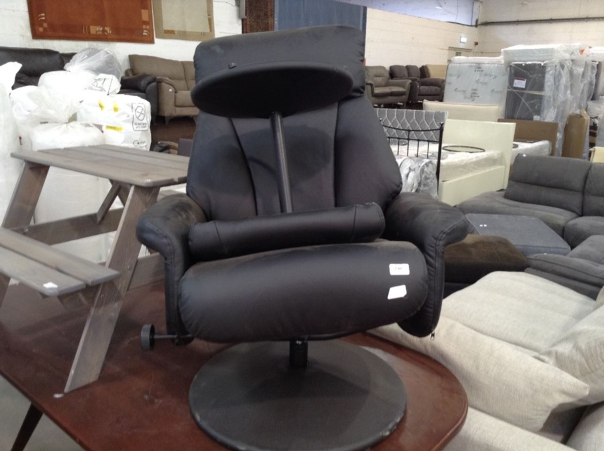 Ebern Designs,Torpoint Swivel Recliner with Footst
