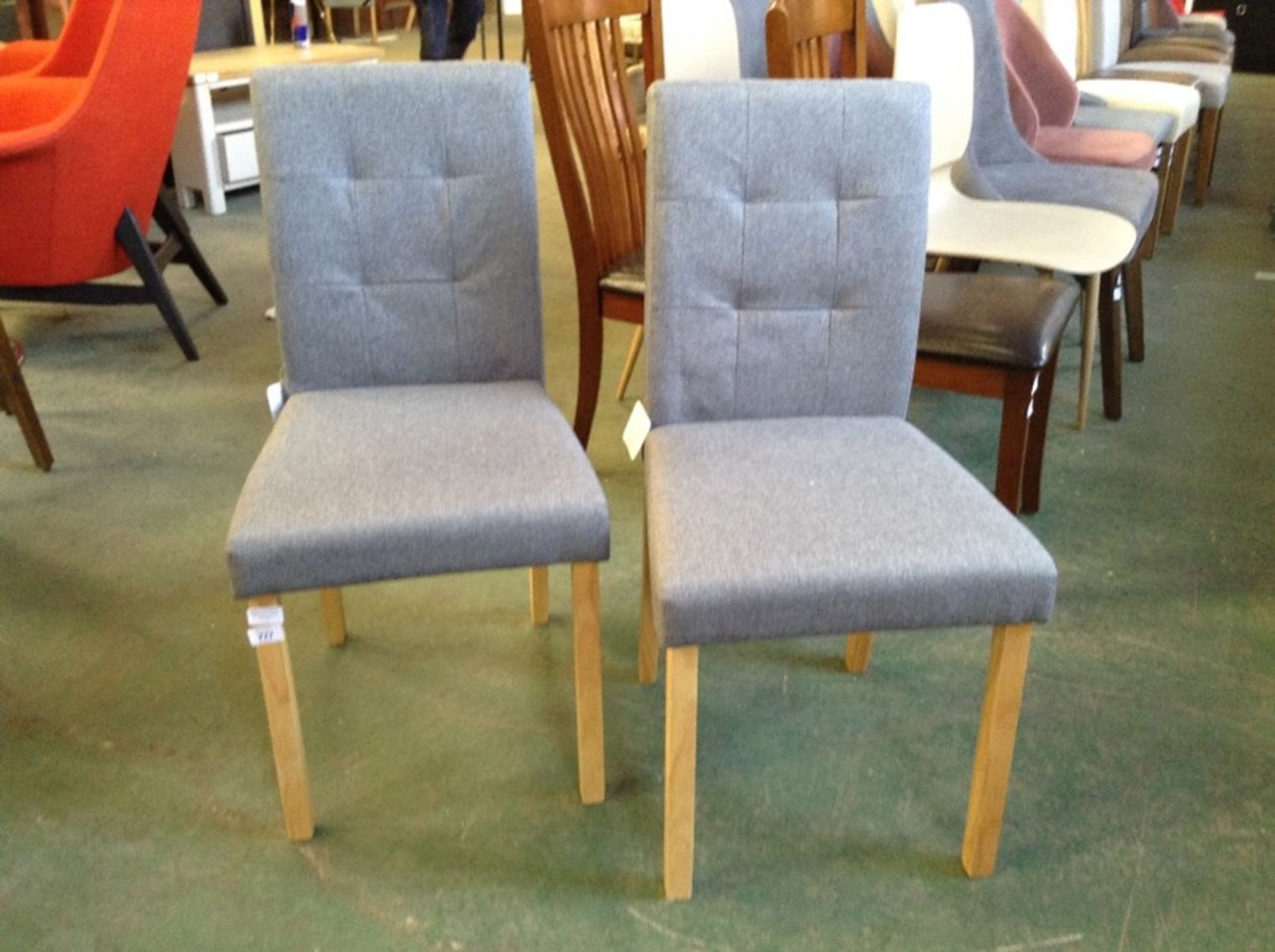 Borough Wharf,Norfolk Upholstered Dining Chair X2 - RRP £153.99 ( -19341/4)