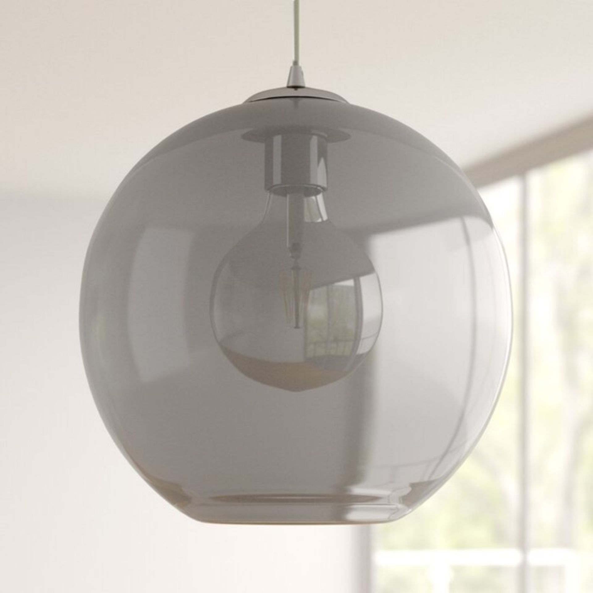 George Oliver,Marquise 1-Light Dome Pendant (CHROM