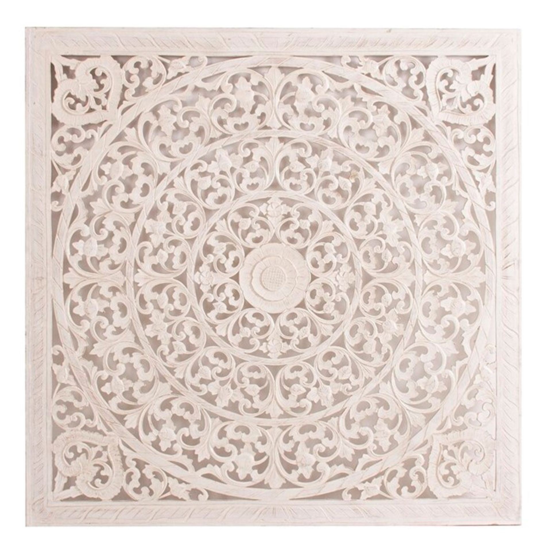 Bloomsbury Market, Wood Carving Wall Décor - RRP £253.99 (VCAL2348 - 16642/5) 1I