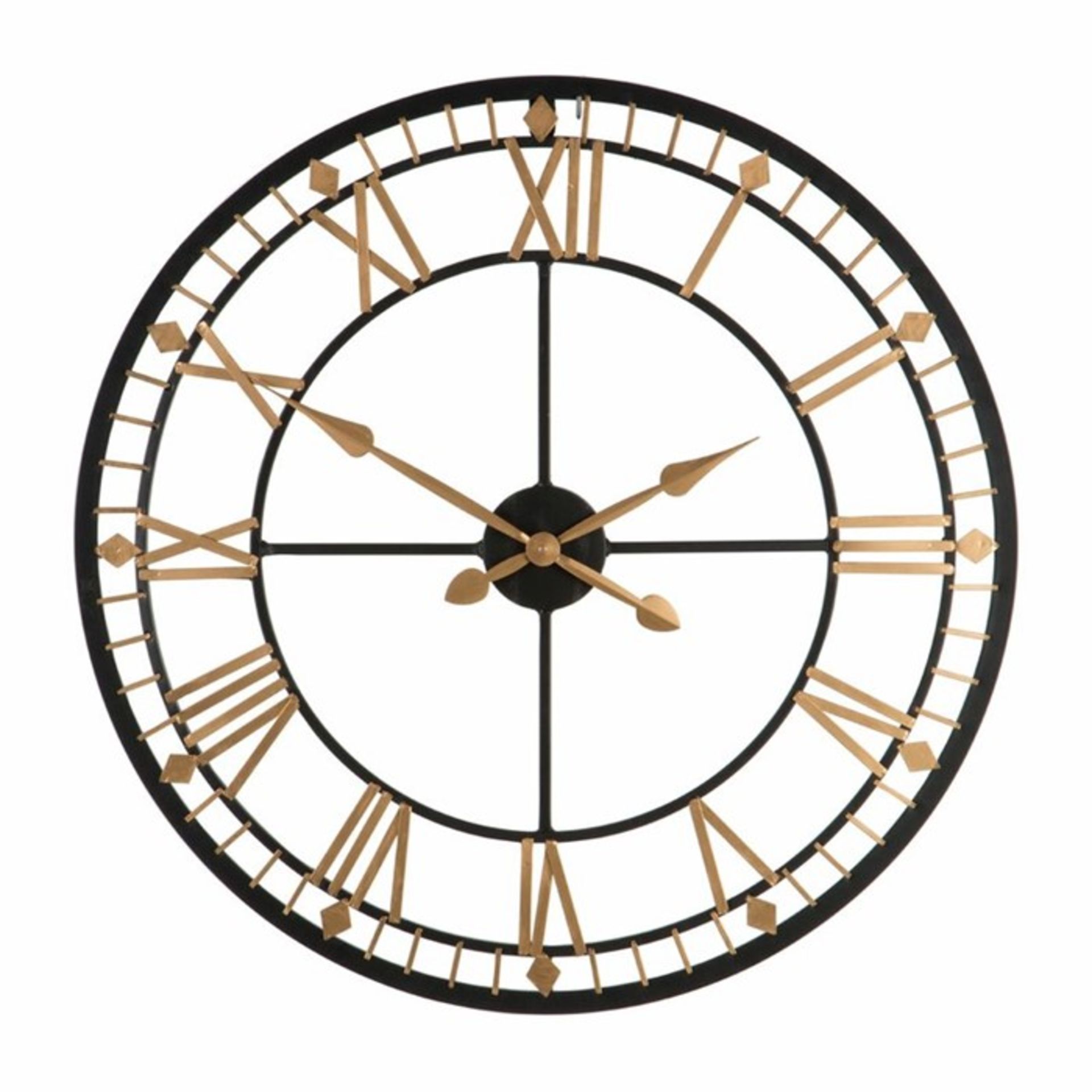 Symple Stuff, 80cm Wall Clock - RRP £74.99 (CCOO4479 - 18521/11) 1G