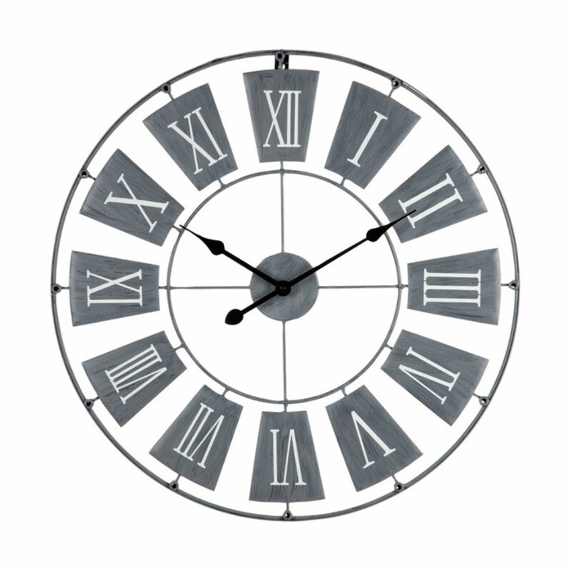 Symple Stuff, 70cm Wall Clock - RRP £70.99 (CCOO4477 - 18521/23) 1G