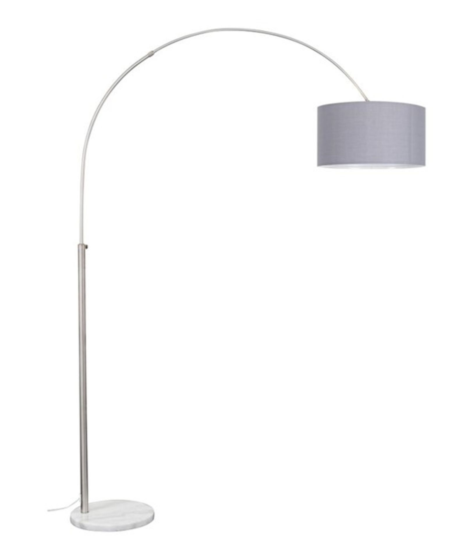 Mercury Row, Derosier 200cm Arched Floor Lamp (GREY SHADE) - RRP £107.99 (MSUN4172 - 16852/47) 4L