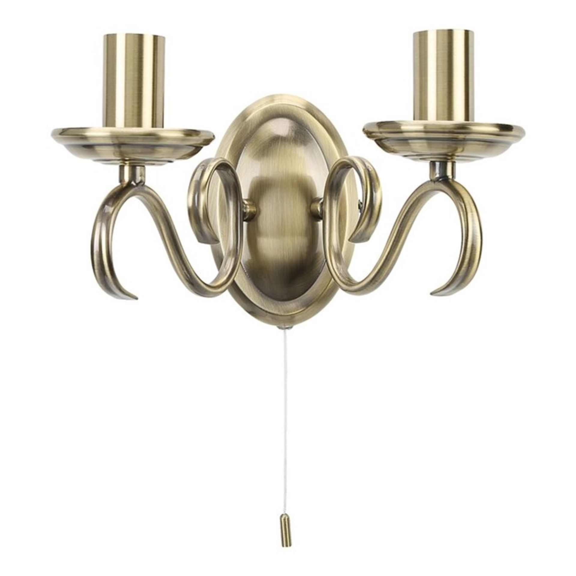 Marlow Home Co. Mona 2-Light Candle Wall Light (BRASS) ( UEL1476 - 14700/56) 7D