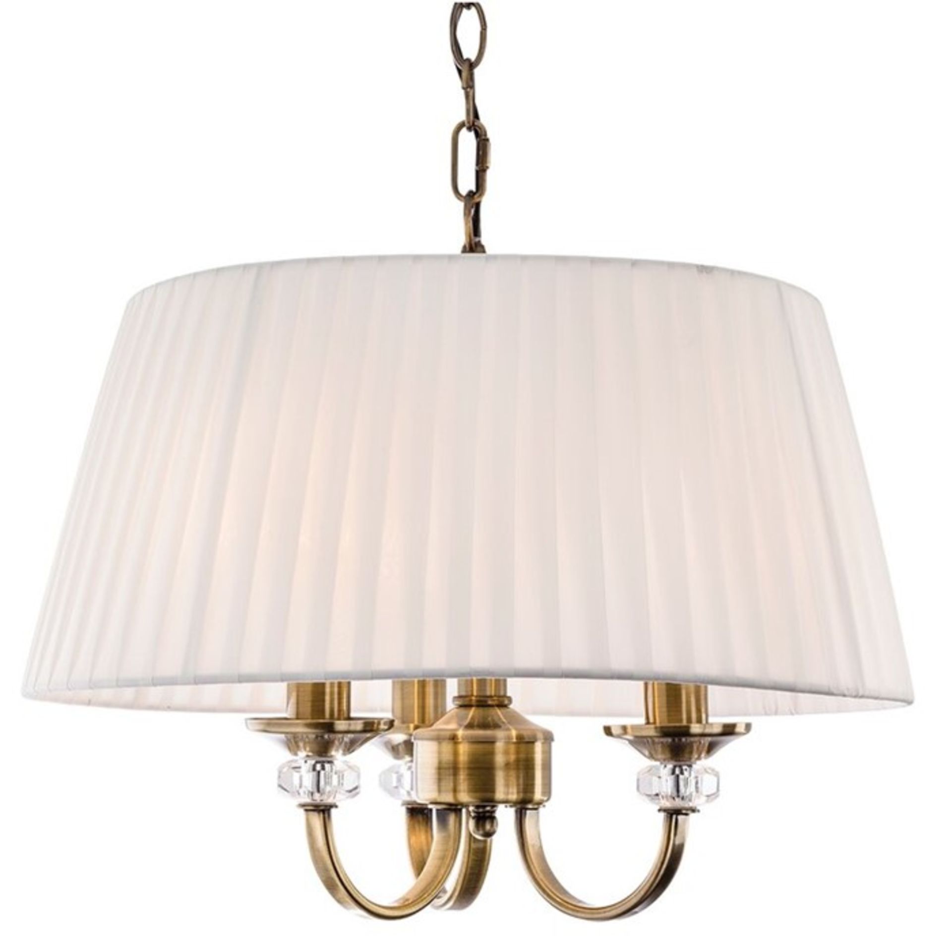 ClassicLiving, Buchan 3-Light Drum Chandelier - RRP £147.99 (FSL3092 - 18858/5) 7D