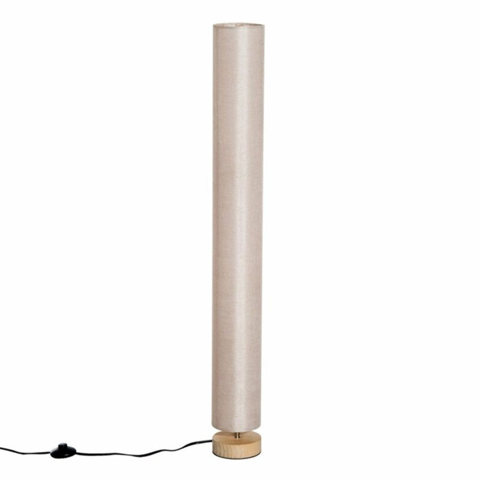 Natur Pur, Adeliza Modern Wooden 120cm Column Floor Lamp (GREY) - RRP £18.99 (NTRE1316 - 16852/19)