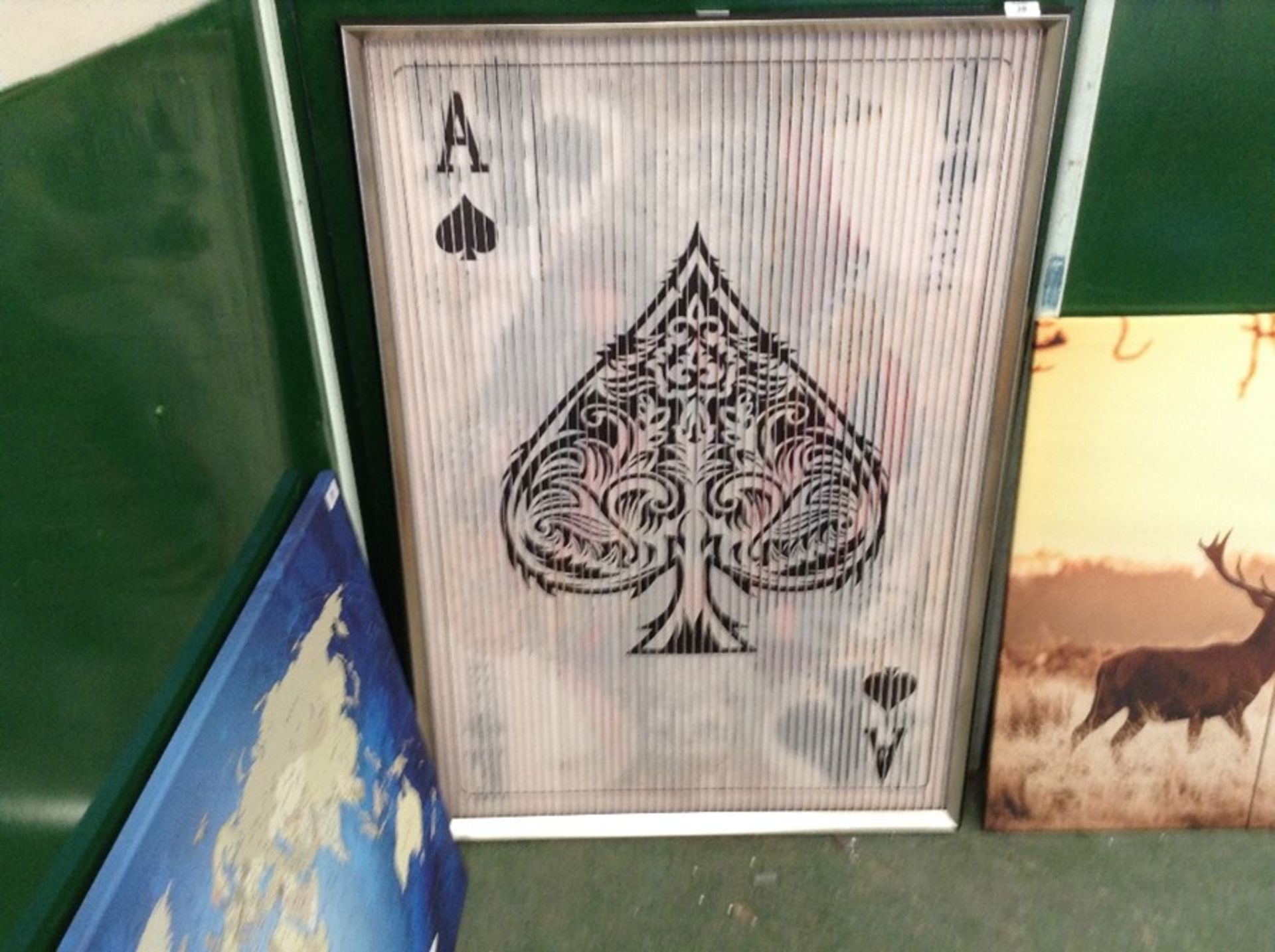 Ebern Designs,'Playing Card' Framed Graphic Art Print - RRP £154.99 (HSU11601 -16777/39)