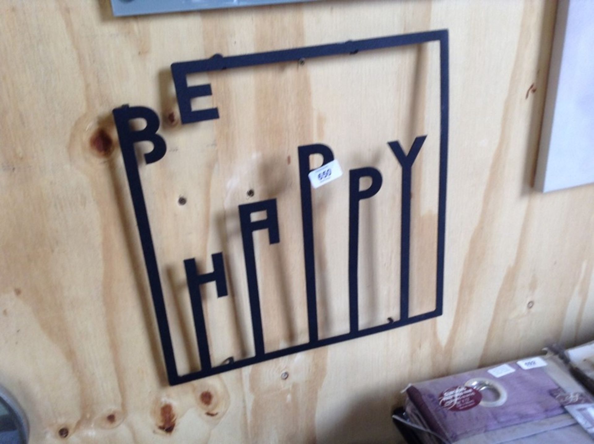 BE HAPPY SIGN
