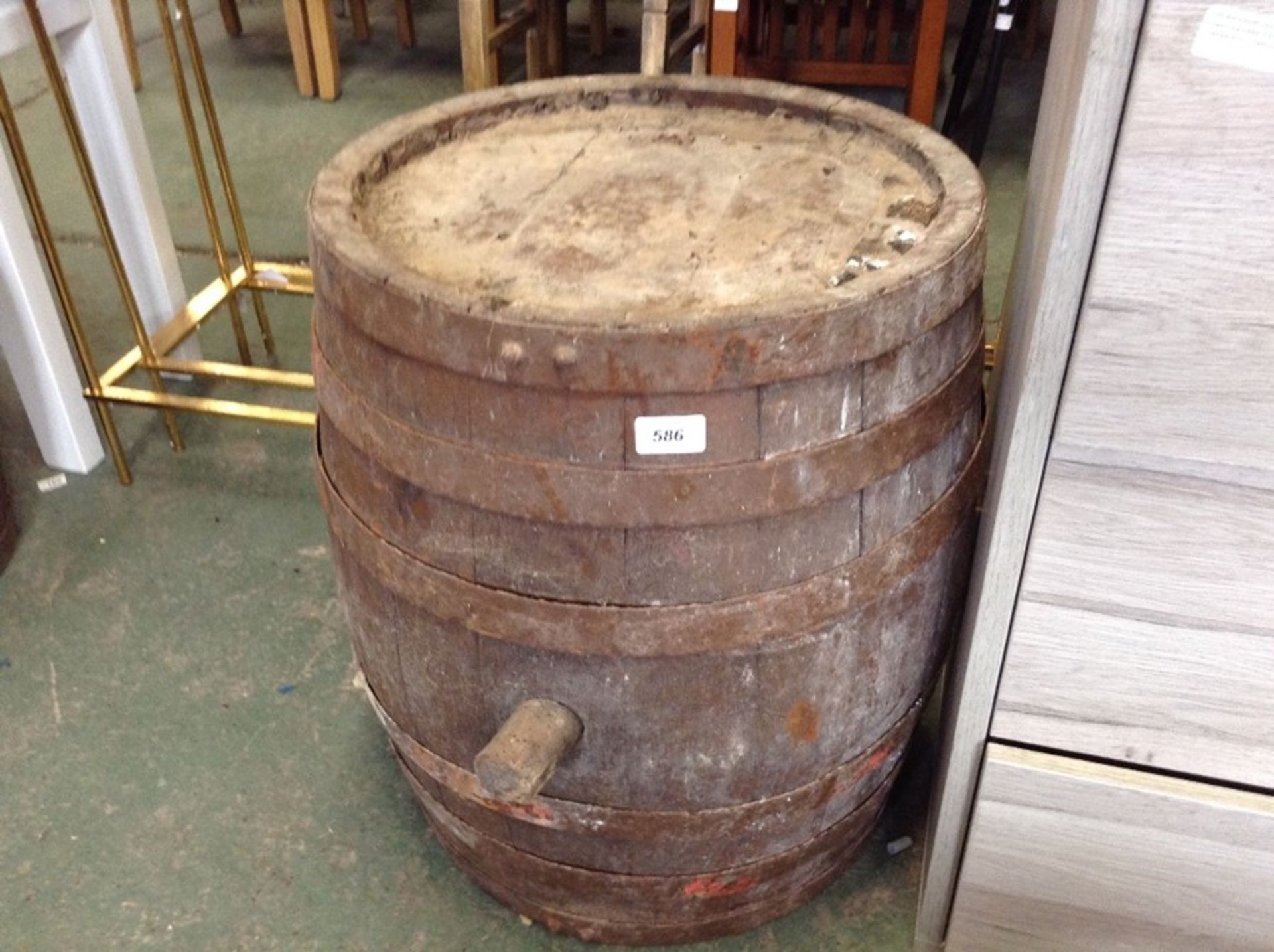 WOODEN BARREL - Image 3 of 3