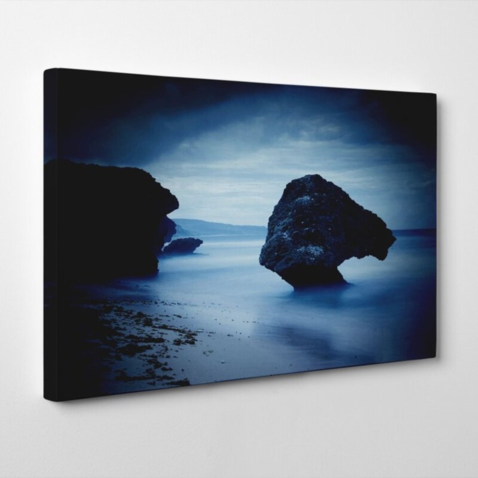 East Urban Home, Seascape Barbados Beach Photographic Print on Canvas - RRP £33.99 (JKT97103 -