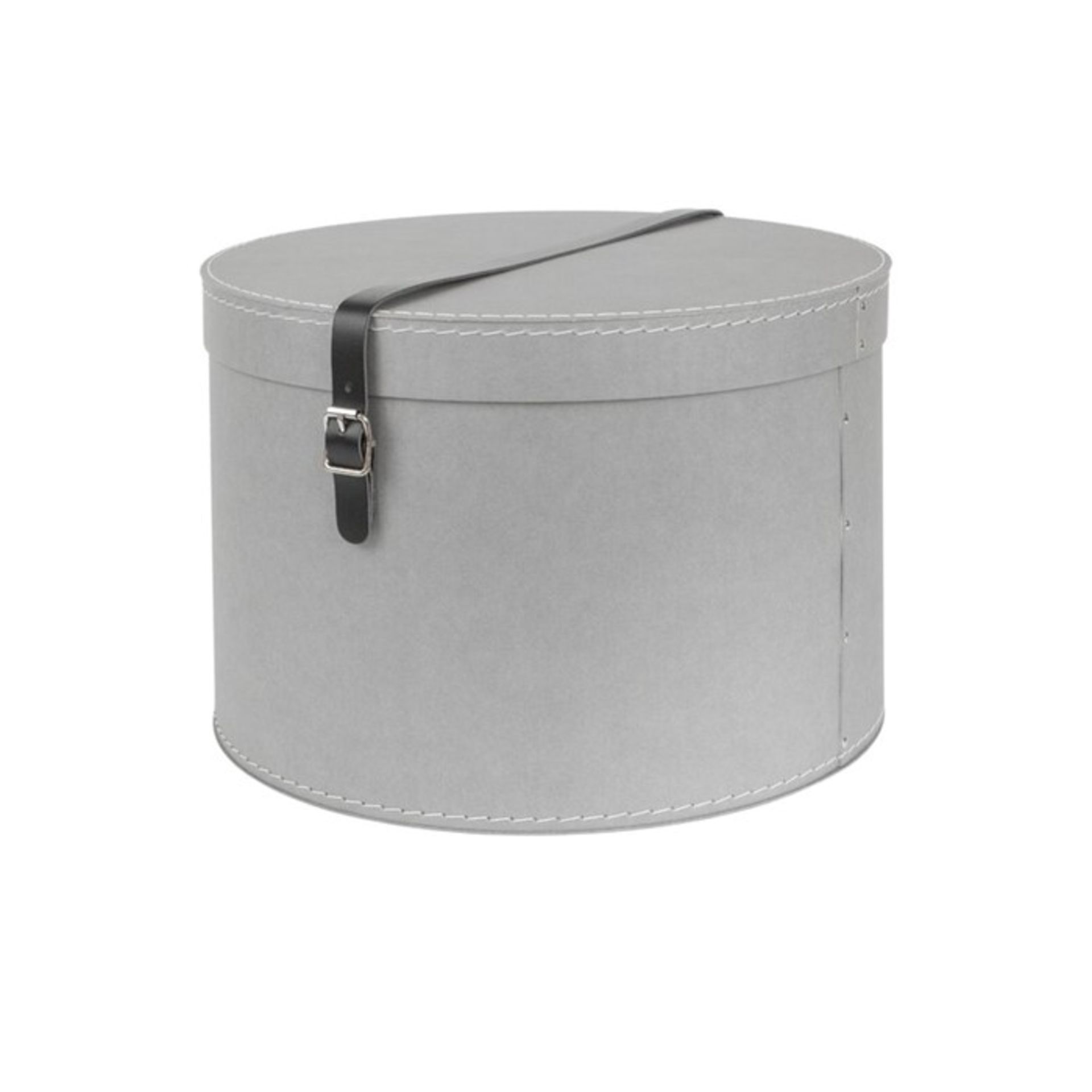 Hat Manufactured Wood Box (IN GREY)(26X38X38CM) - RRP £21.99 (THCY1068 - V2/8) 2C