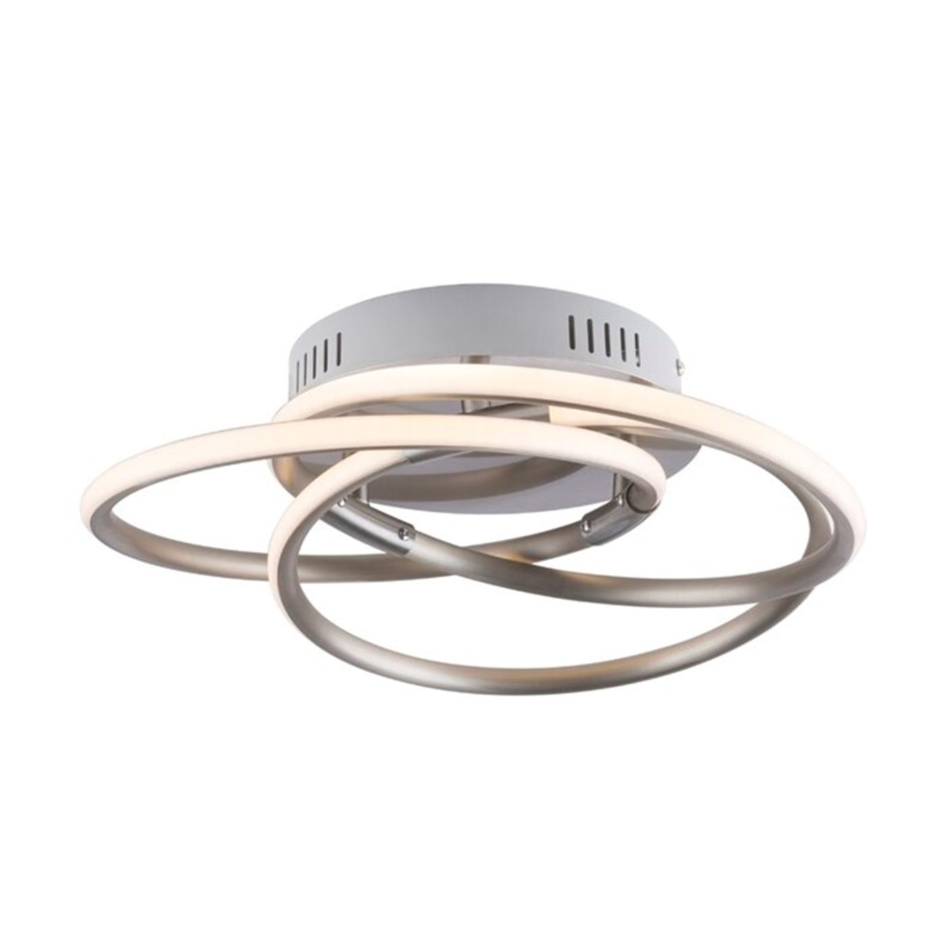 Wade Logan, Greenock 1-Light LED Semi Flush Mount (GOLD) - RRP £94.99 (HOKE0256 - 18754/13) 6C