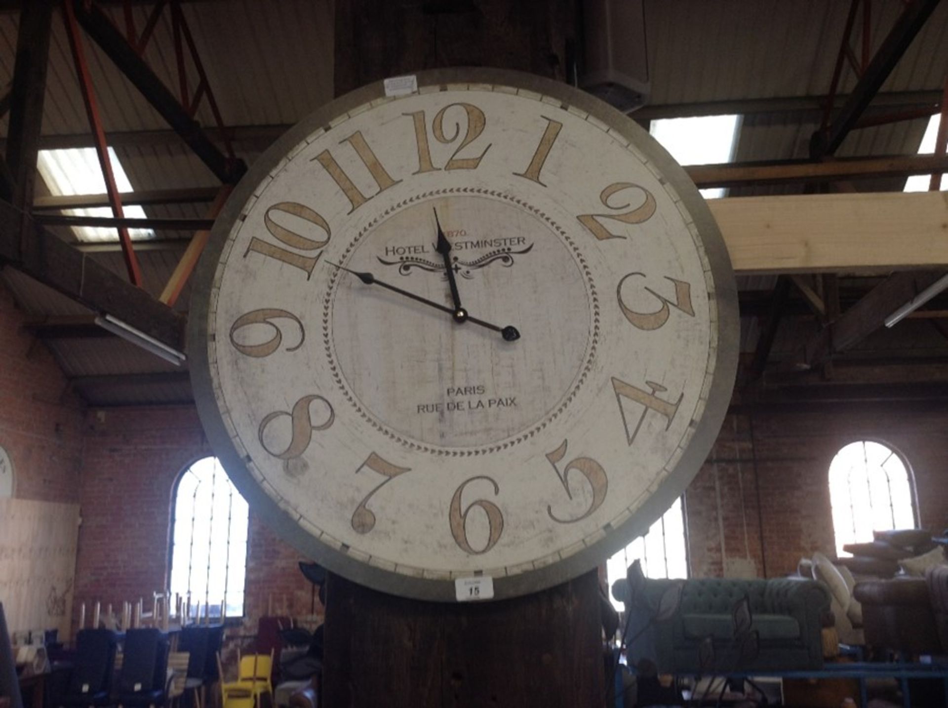 Williston Forge,Rowan Oversized 61.5cm Wall Clock RRP -£29.99 (H15704 - 2/24 -WLDK3120.37797689