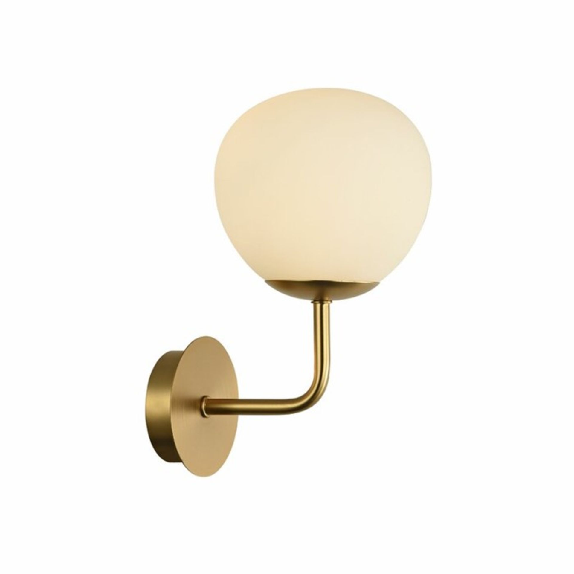 Canora Grey, Jeri 1-Light Armed Sconce (GOLD) - RRP £32.99 (U000212740 - 15429/31) 5F