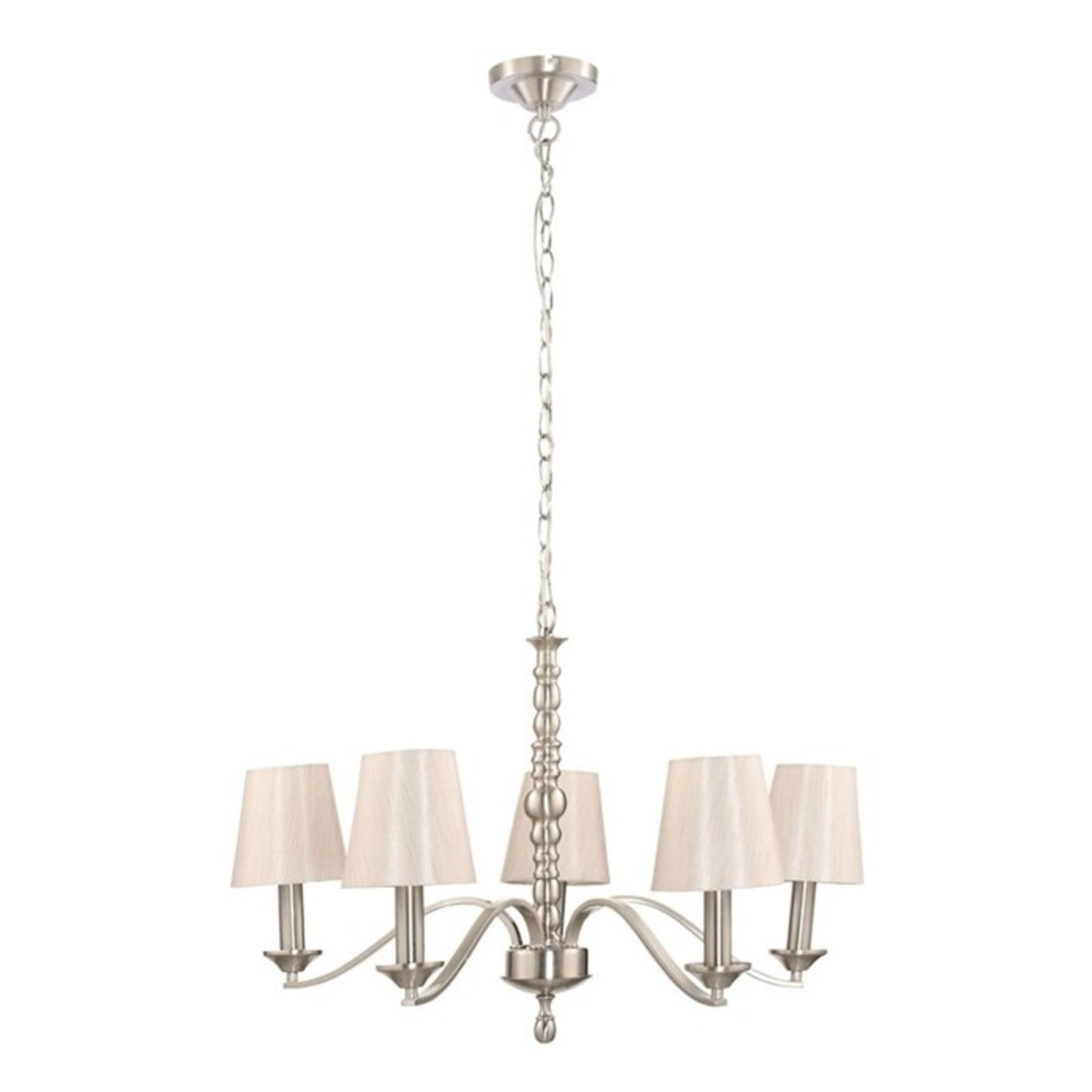 Three Posts, Forreston 5-Light Shaded Chandelier - RRP £129.99 (UEL4116 - 15429/55) 7B