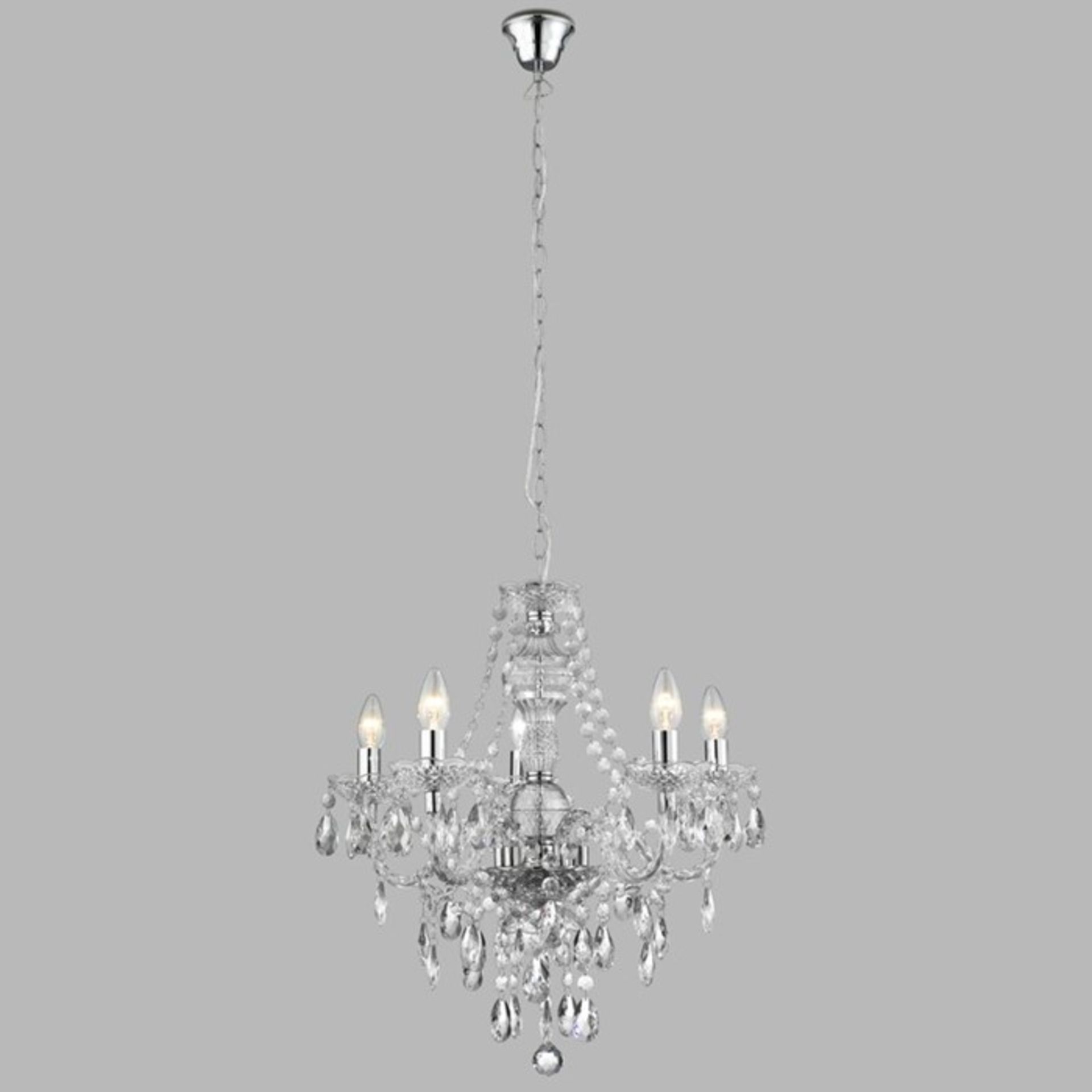 Rosdorf Park, Aurelio 5-Light Candle-Style Chandelier - RRP £79.99 (HOHA1664 - 15429/52) 5F