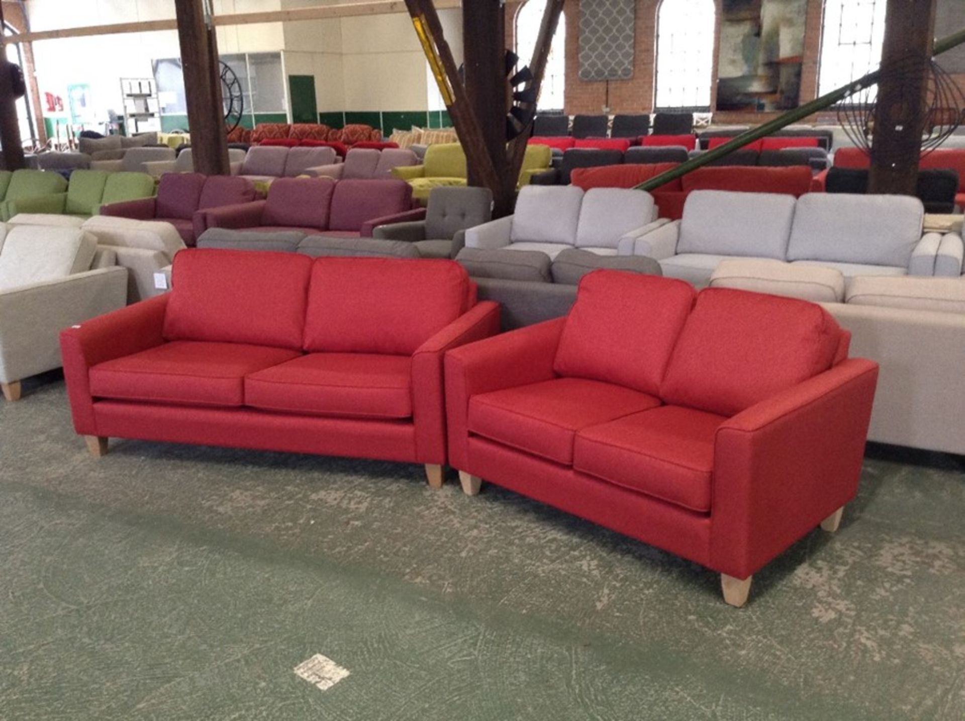 PORTIA Bevan Red 2.5 str and 2 SEATER ( SFL902 -SF