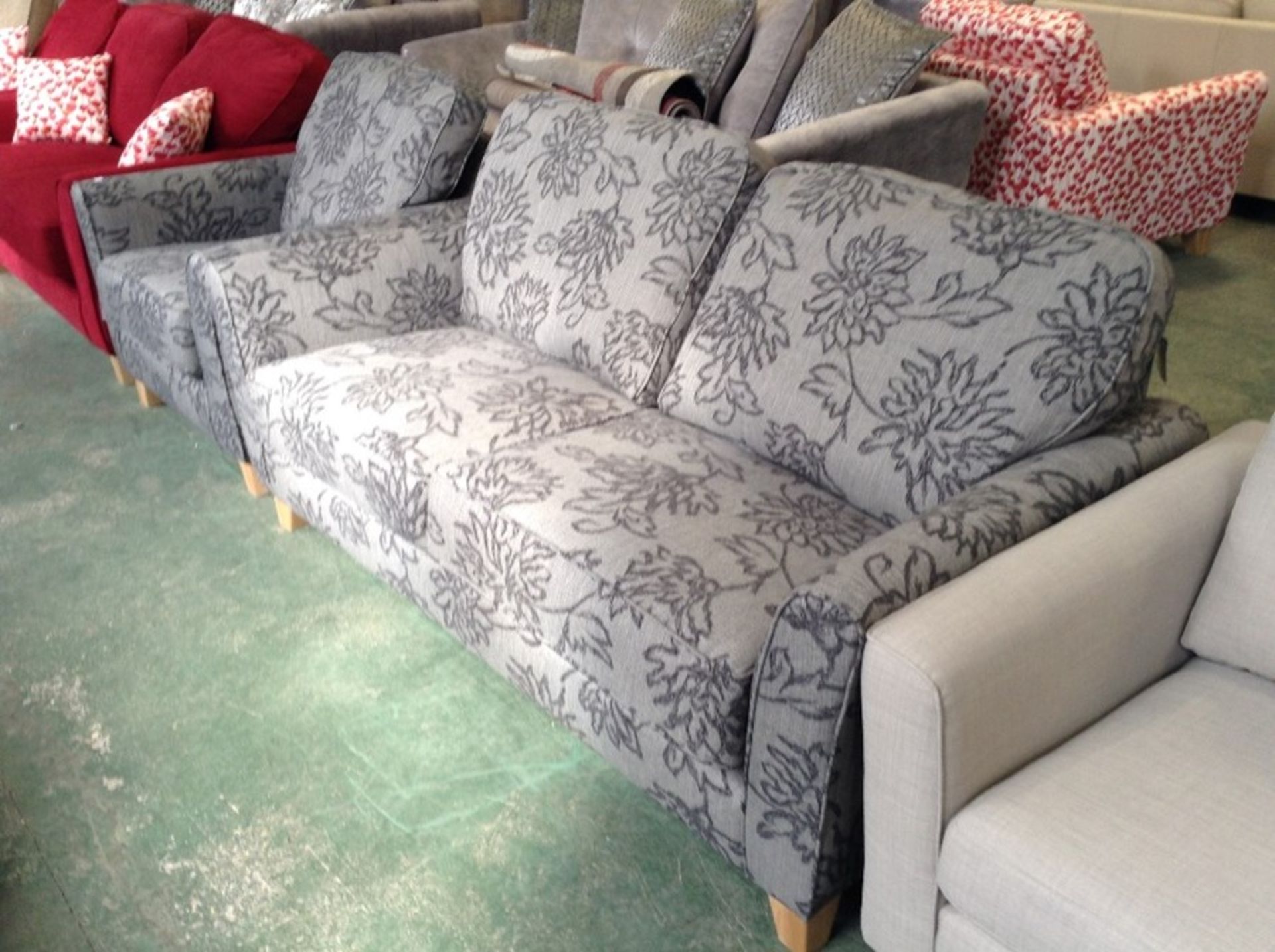 MELBOURNE PRATO SLATE 2.25 MEDIUM SOFA AND CHAIR (