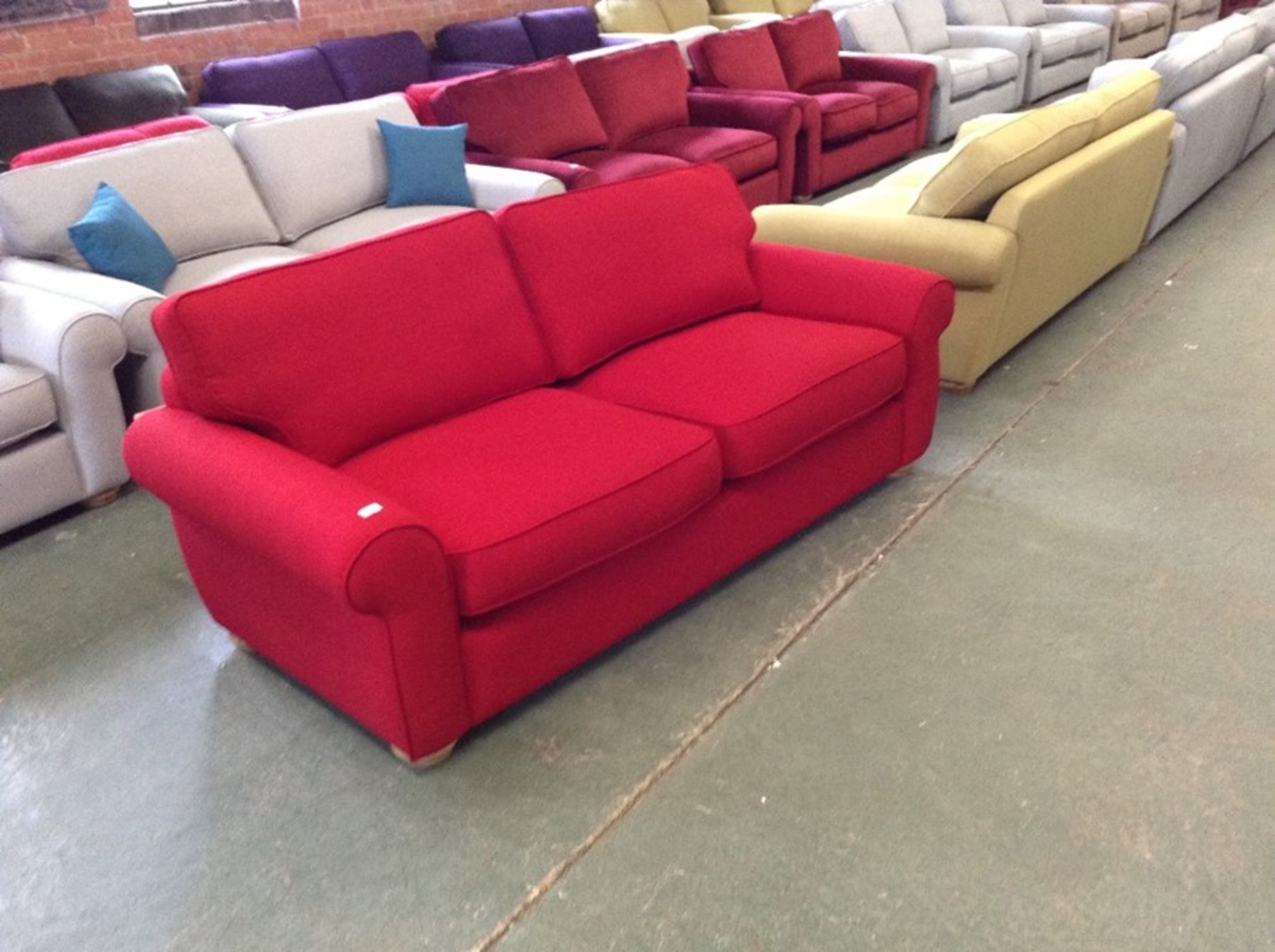 MADISON,FRASER CRIMSON RED 2.5 SEATER (SFL369)