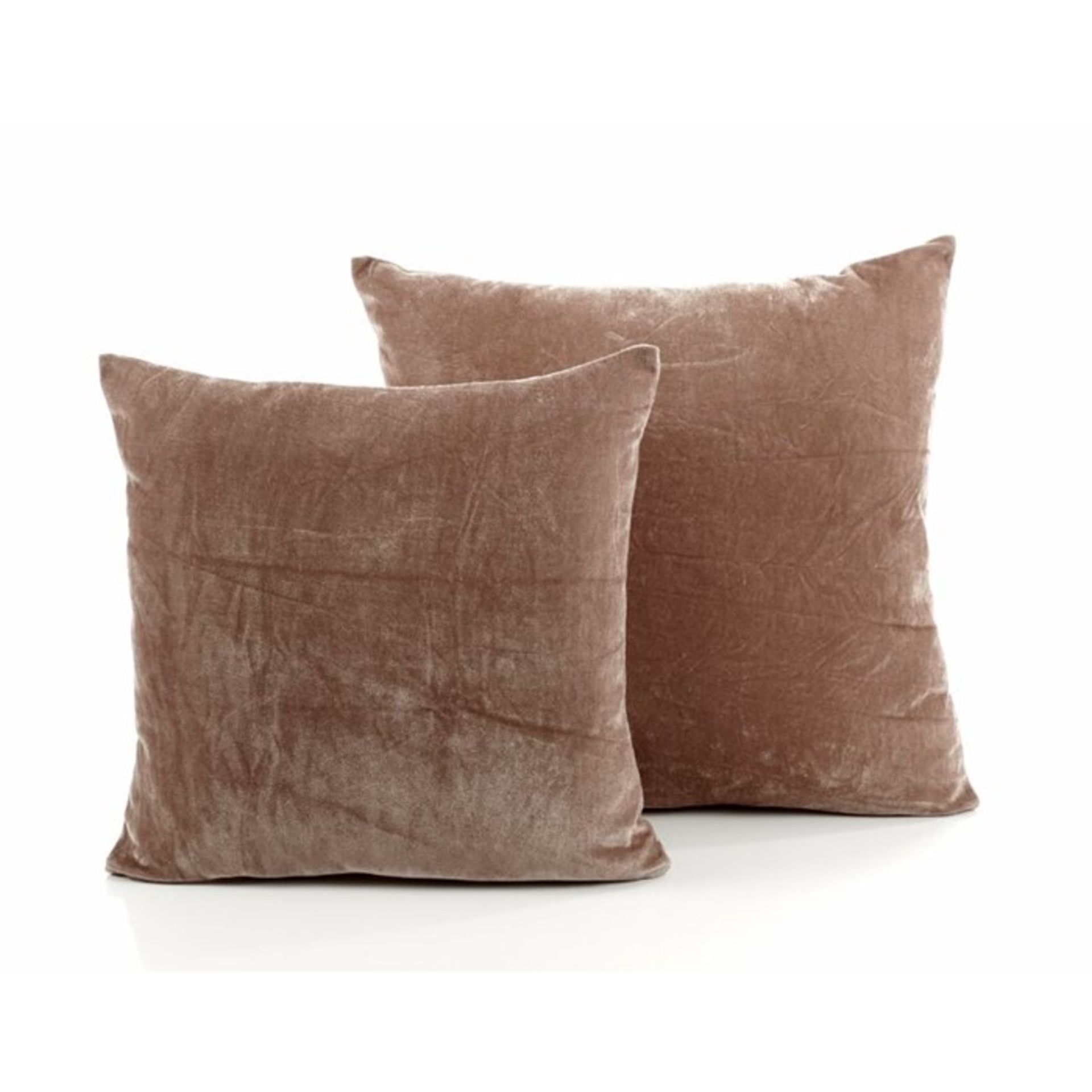 Marlow Home Co., Parsonsfield Cushion With Filling (SET OF 2)(MINK)(55X55CM) - RRP £12.99 (