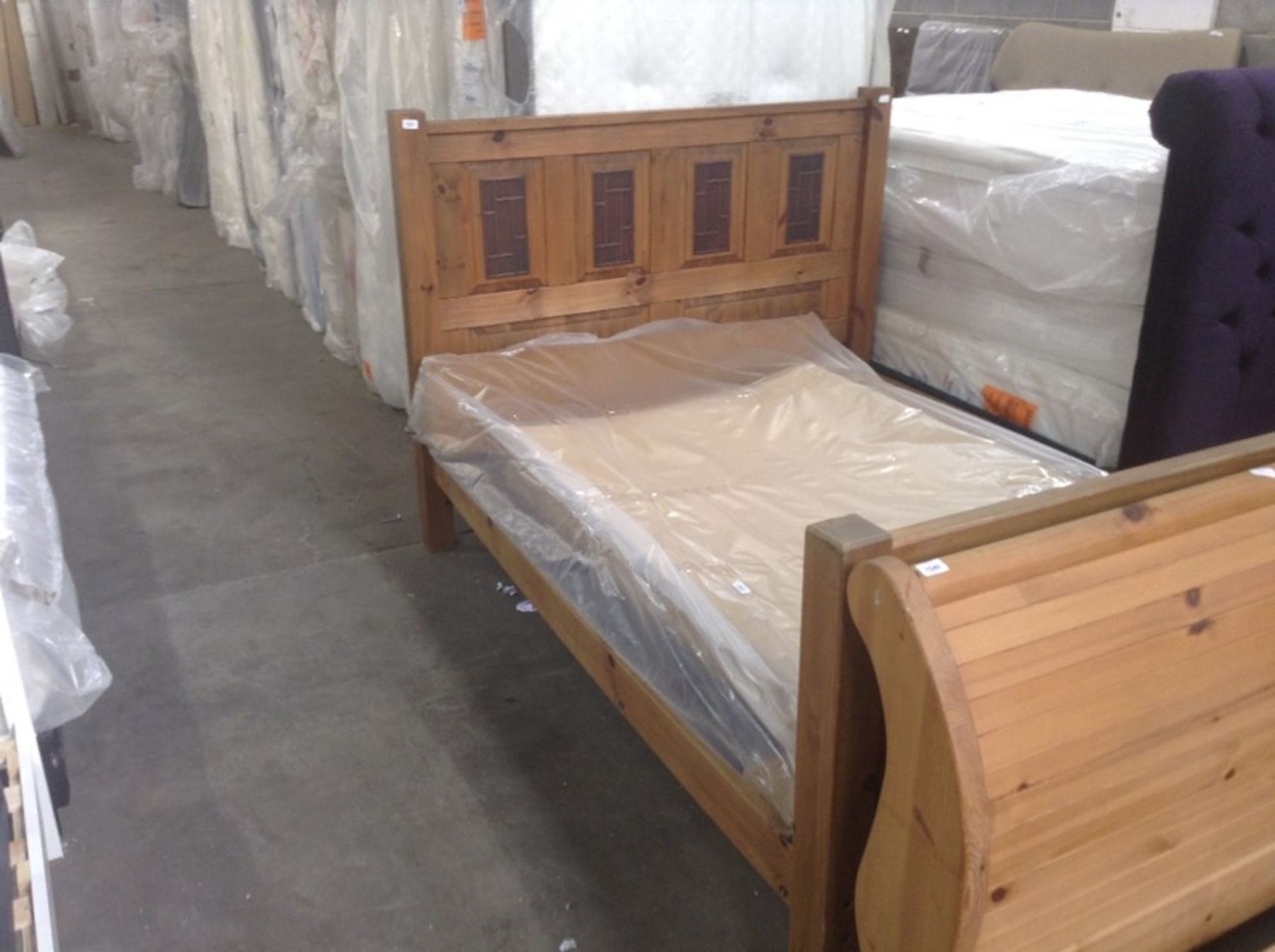 PINE KING SIZE BED FRAME