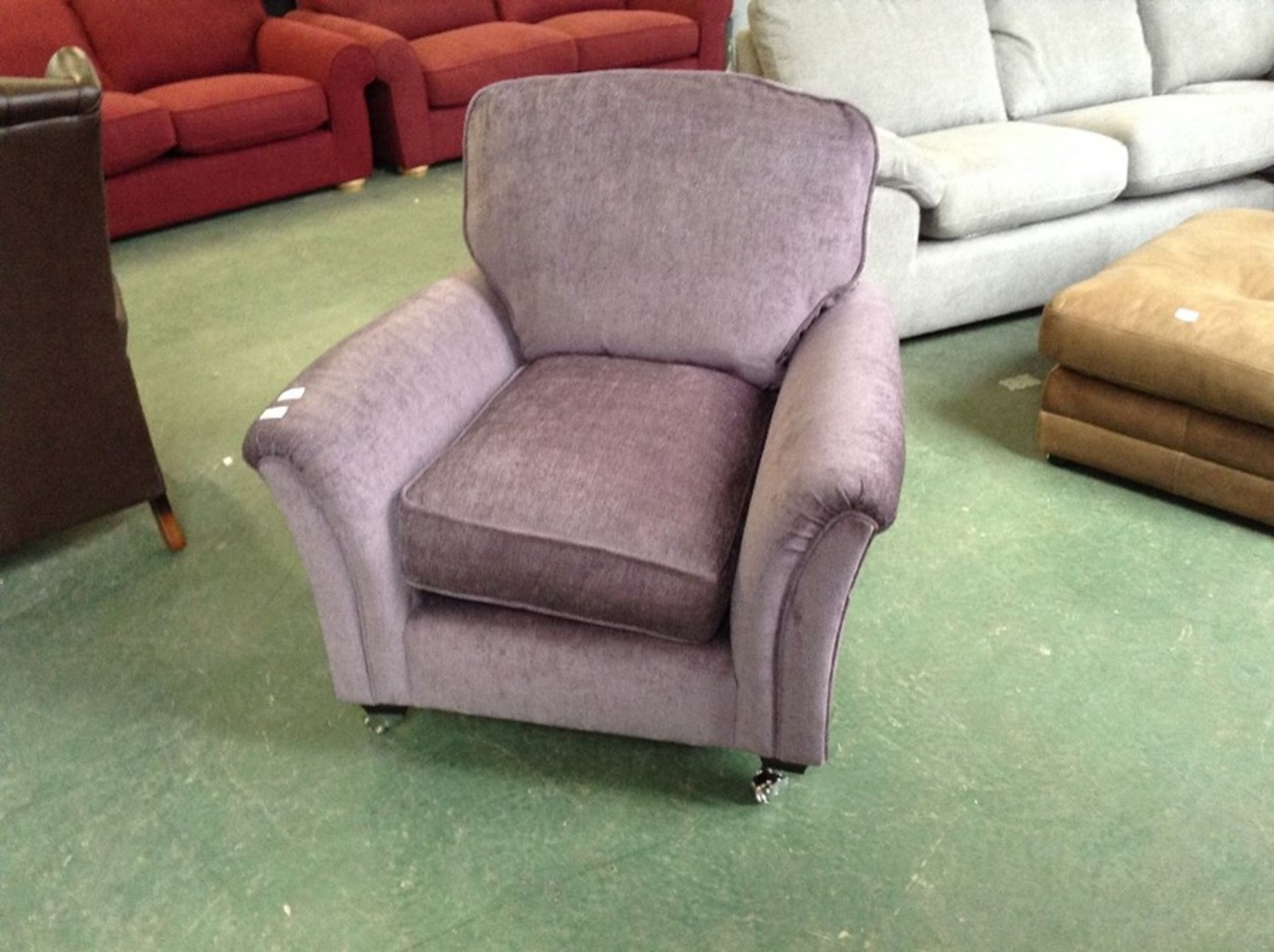 PURPLE FABRIC CHAIR (WOO806619)