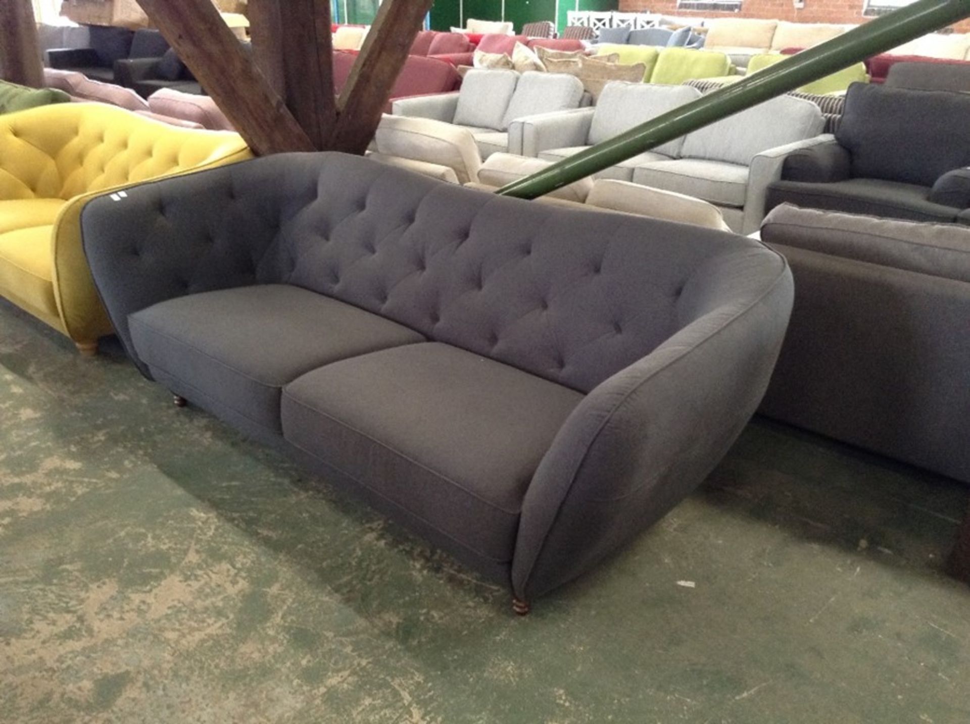 SHETLAND DARK GREY CHESTER 4 SEATER(SFL1022)