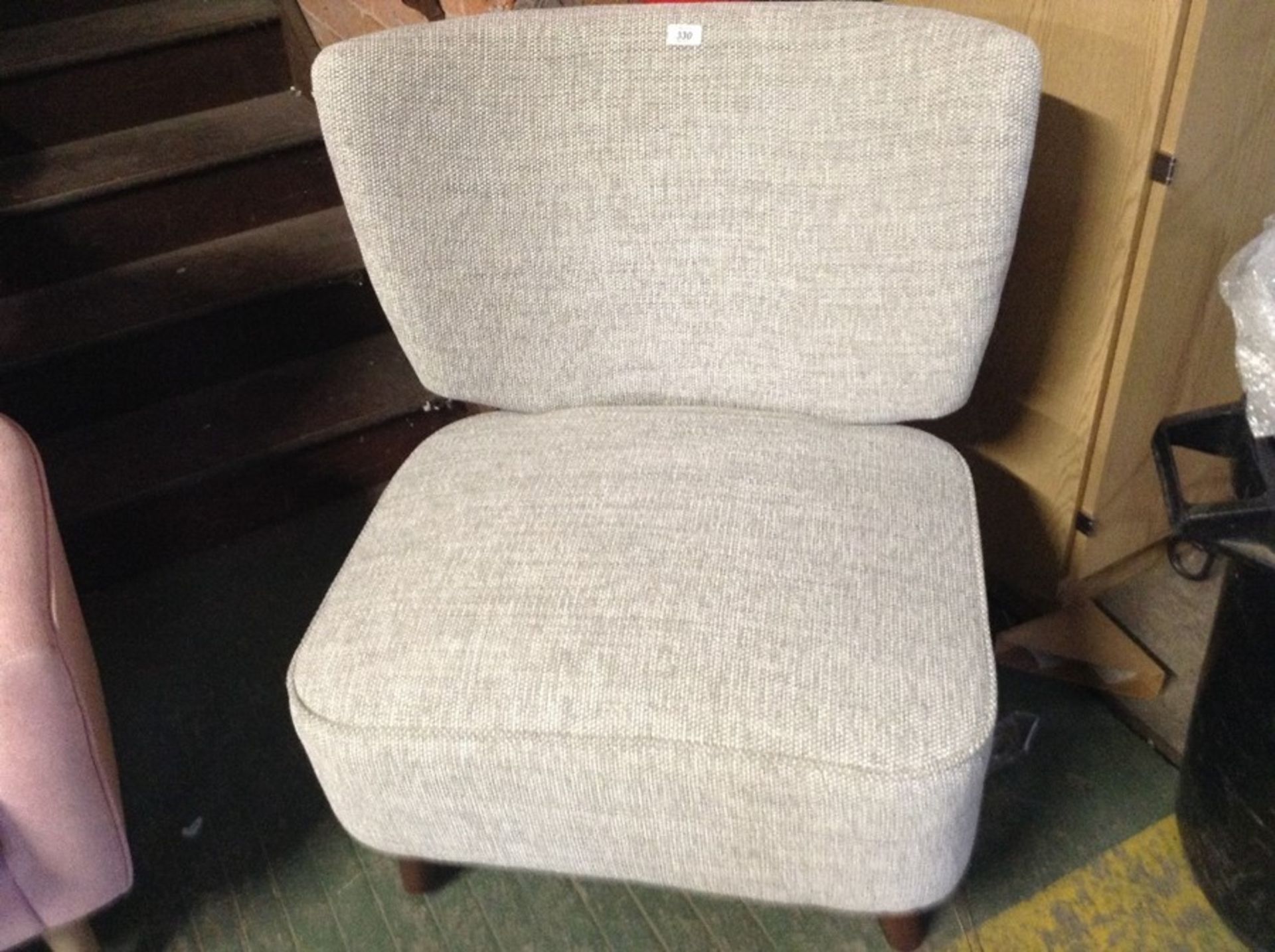 GREY FABRIC CHAIR (NONE - CAV215)