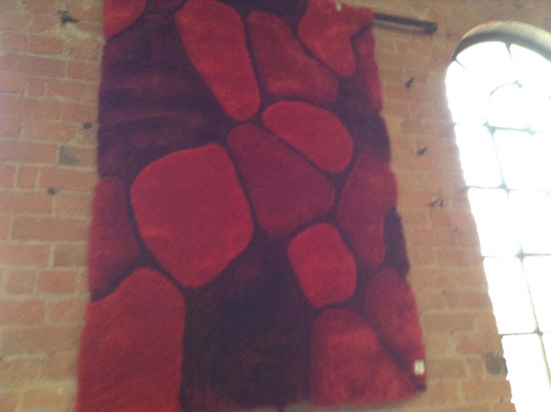 Zipcode Design, Pedro Hand-Tufted Red Area Rug RRP £92.99 (OZV2403 - 18359/17)