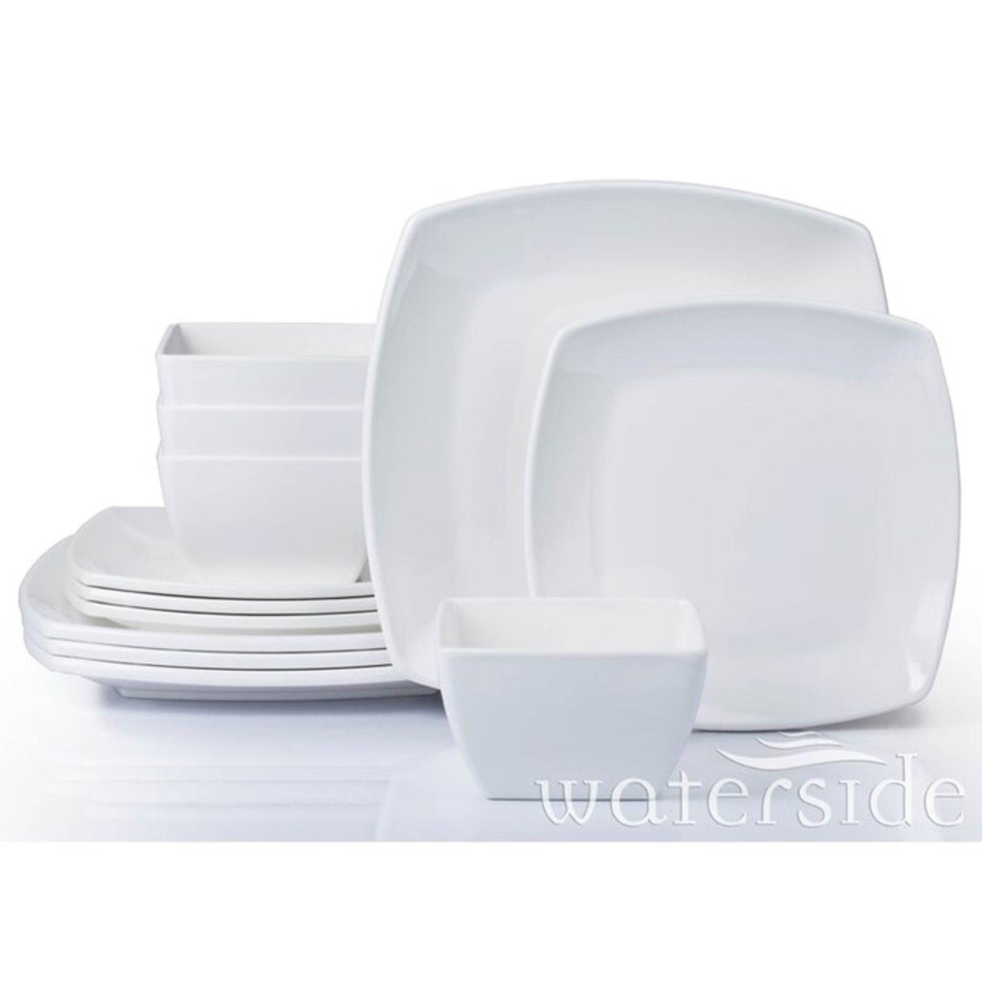 Zipcode Design, Dwayne 12 Piece Melamine Dinnerware Set, Service for 4 - RRP £32.99 (HJE10019.