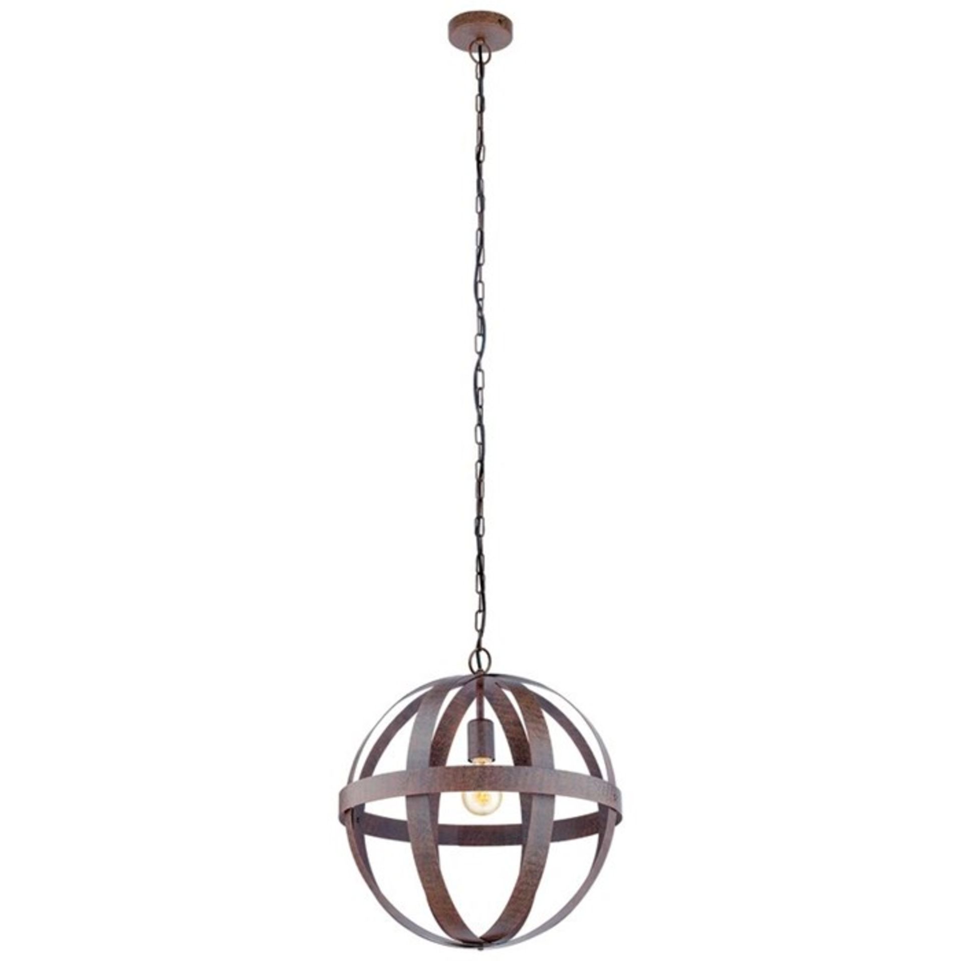 Alpen Home, Salvatore 1-Light Globe Pendant - RRP £99.99 (U000043209 - 16084/29) 6D