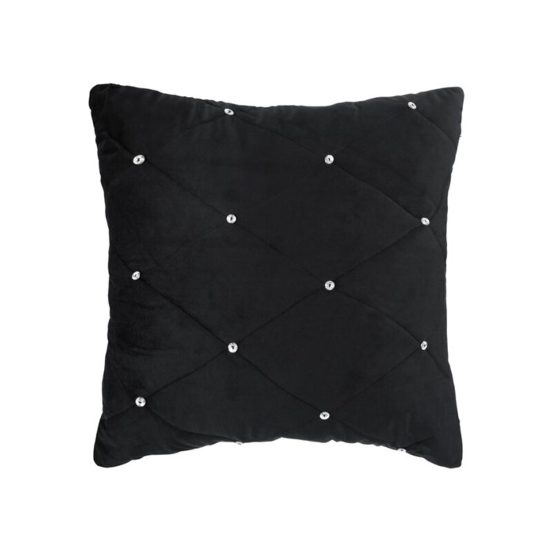 Willa Arlo Interiors, Adriel Cushion Cover (45X45CM)(BLACK) X2 - RRP £9.8 (HEMC1012 - 19127/141 -