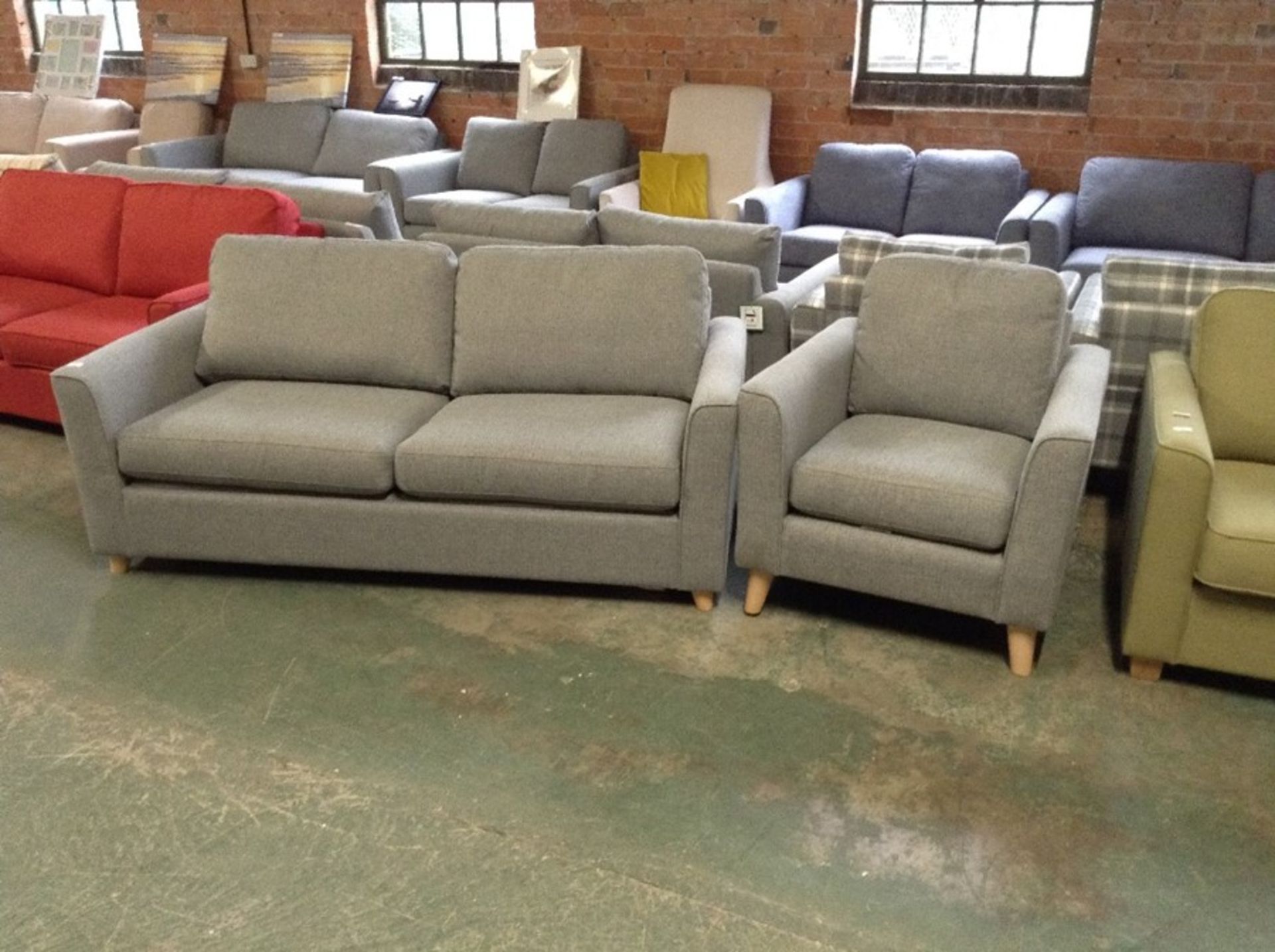 BROOKE WINDSOR GREY SOFABED AND CHAIR (SFL802-SFL812)