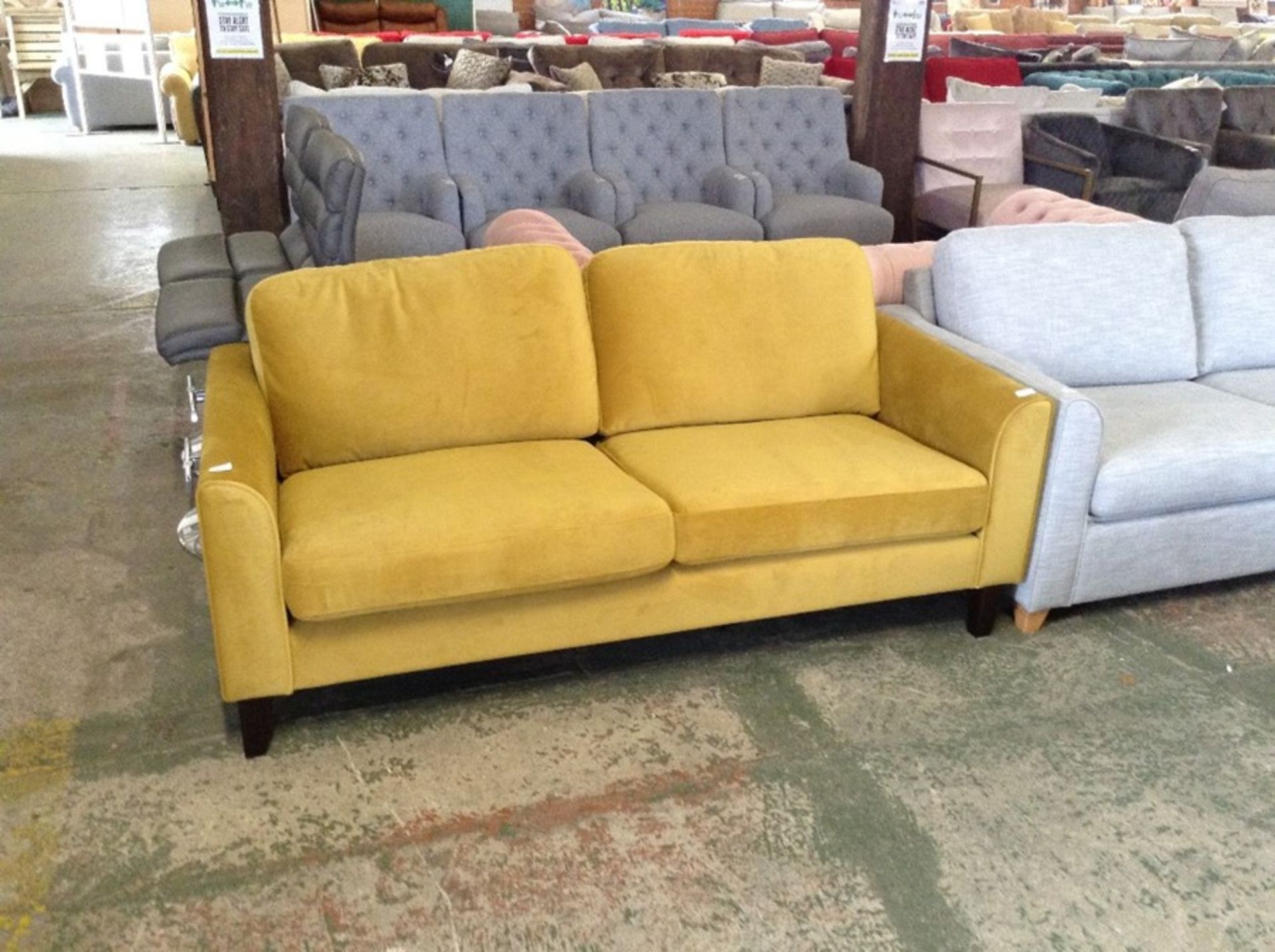 CARNABY AMALFI OCHRE 3 SEATER (SFL1049)