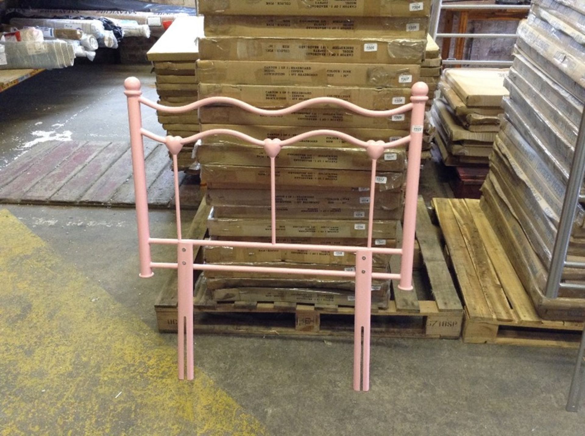 BRAND NEW SINGLE PINK HEADBOARD