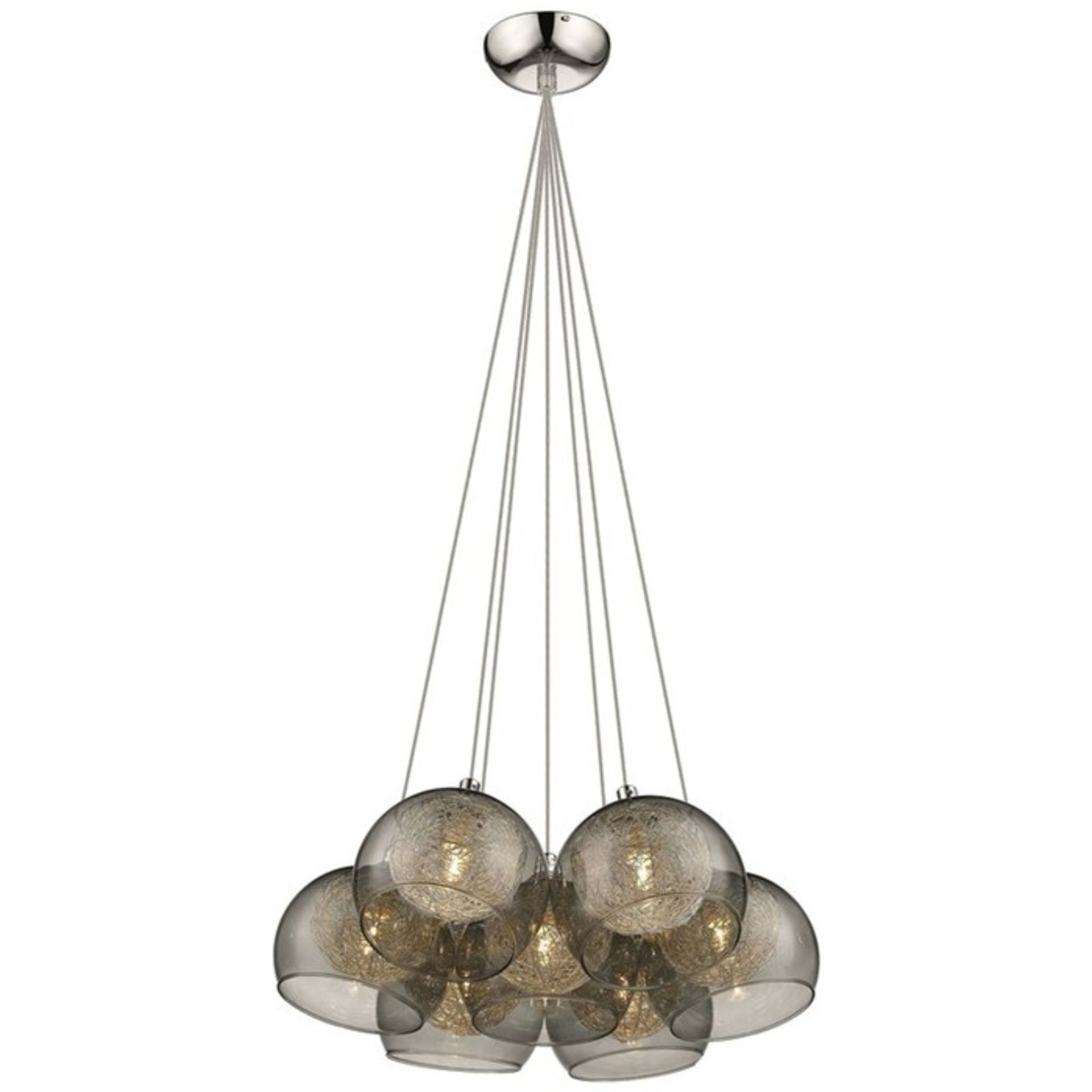 Milo Lighting, Timeless 7-Light Cluster Pendant - RRP £185.99 (MLOL1044 - 13009/20) 6F