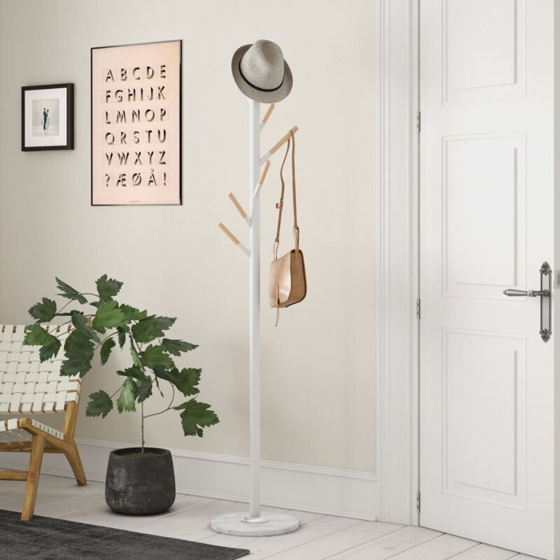 Metro Lane, Regan Hat and Coat Stand (BLACK) - RRP £33.99 (FINT3534 - 19574/18) 1D