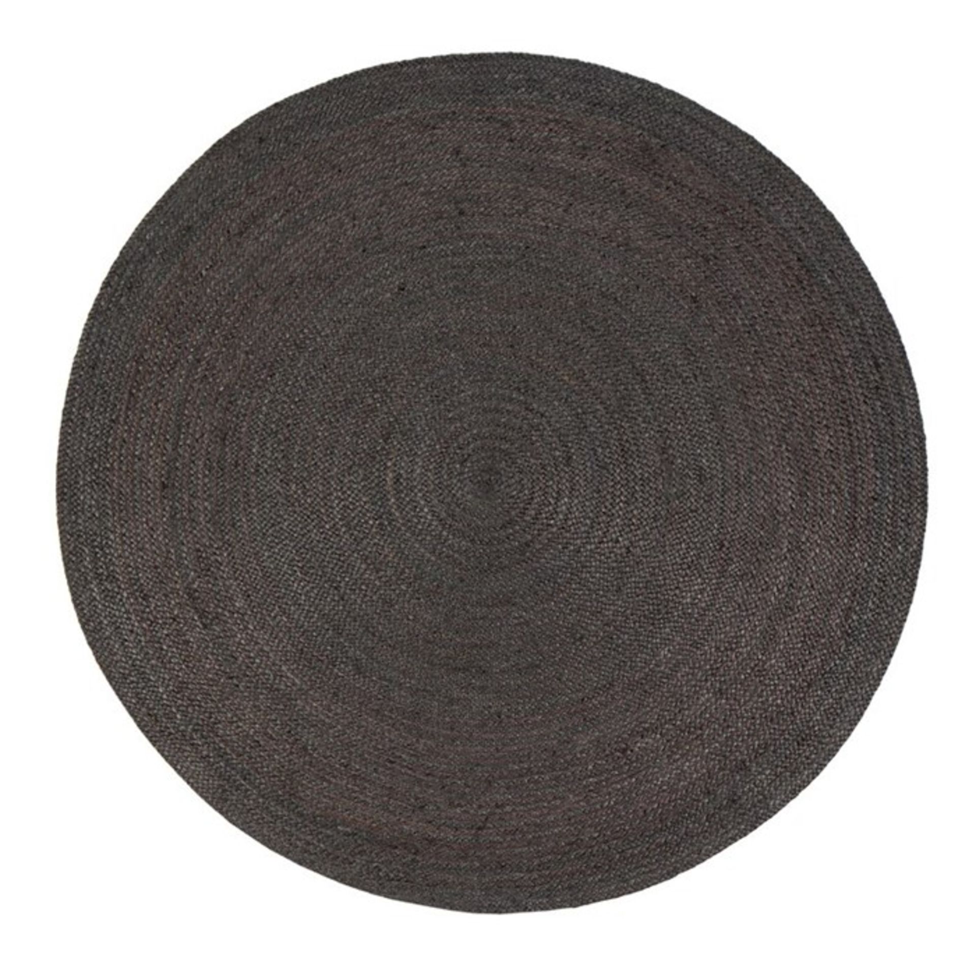 Birch Lane Heritage,Sarina Hand-Woven Charcoal Grey Area Rug (ROUND) - RRP £63.99 (BLNE1017 -18321/