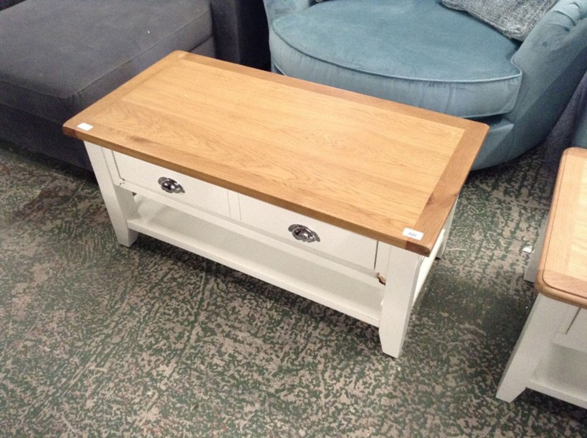 PAINTED OAK COFFEE TABLE (CH38C-NC