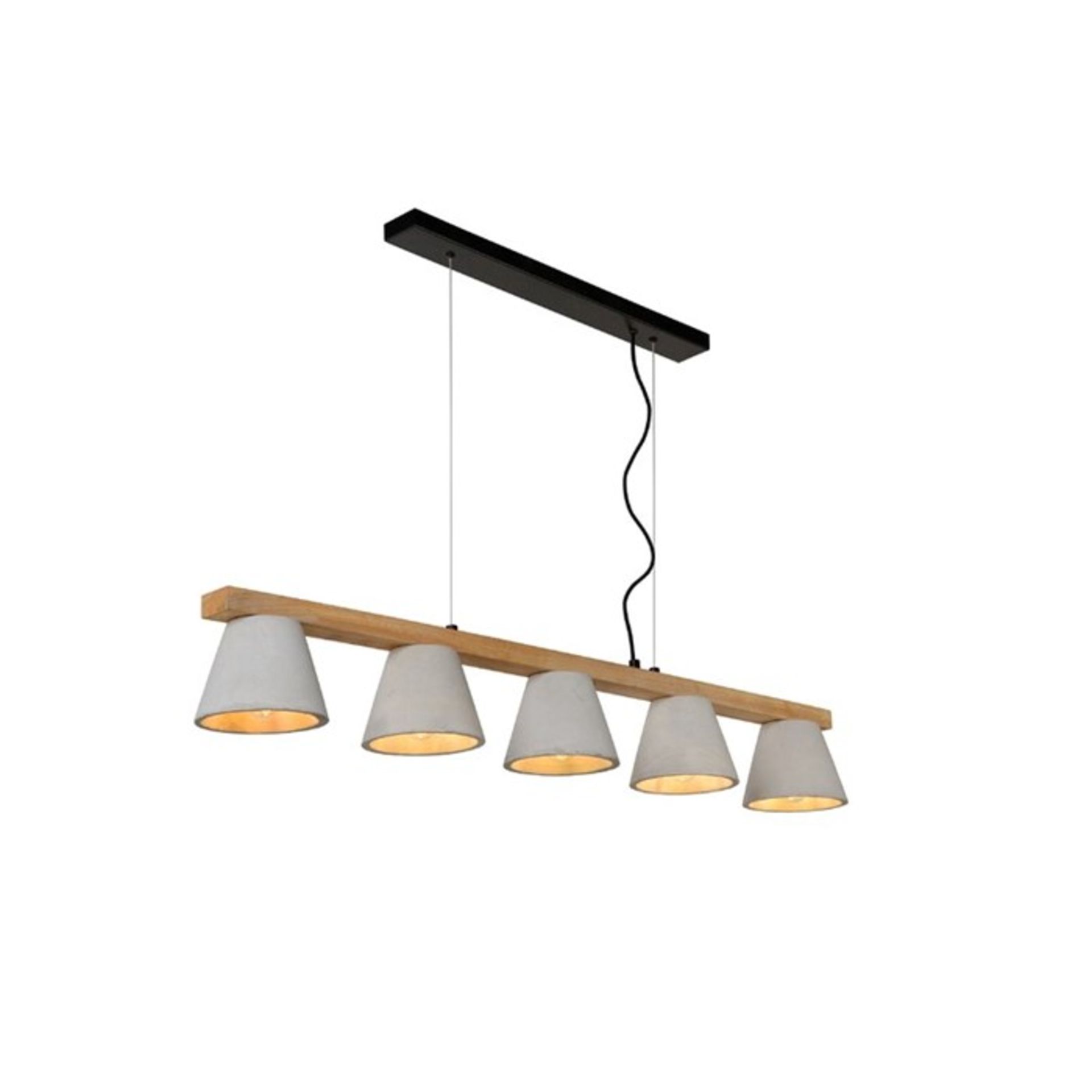 Lucide, Possio 5-Light Kitchen Island Pendant - RR