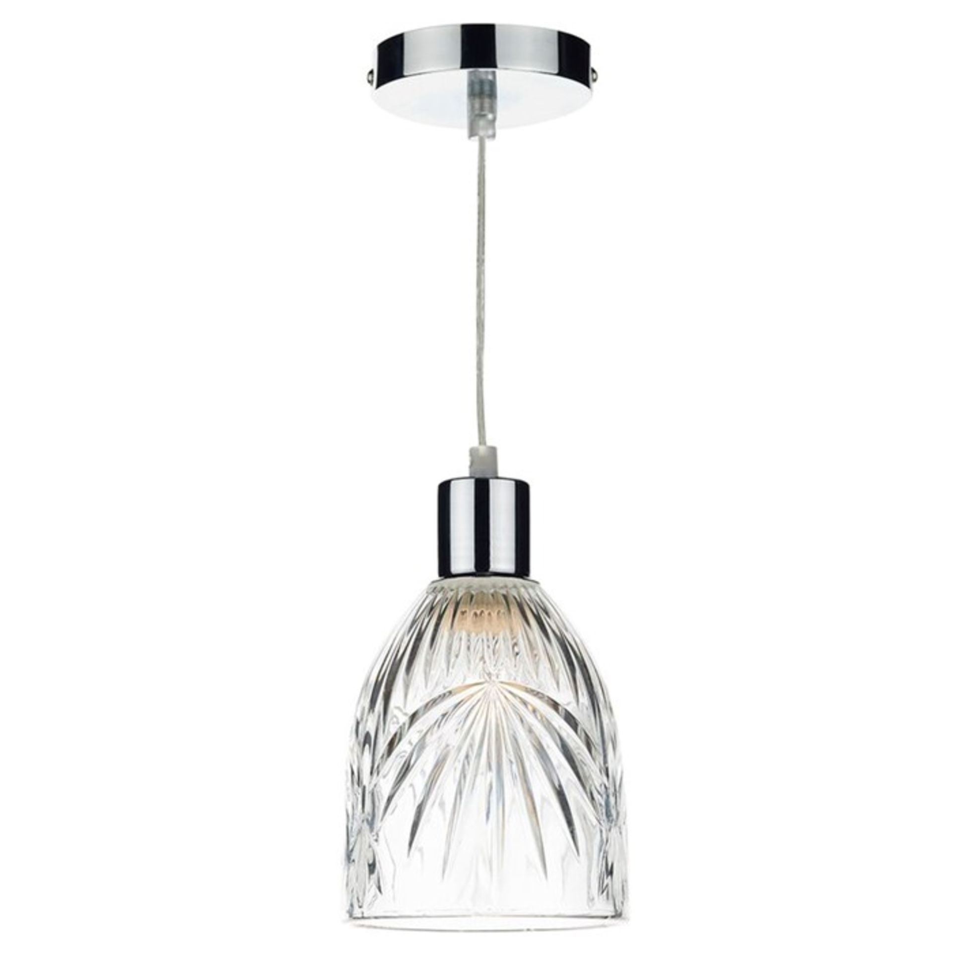 Dar Lighting, Motif 12cm Glass Bowl Pendant Shade