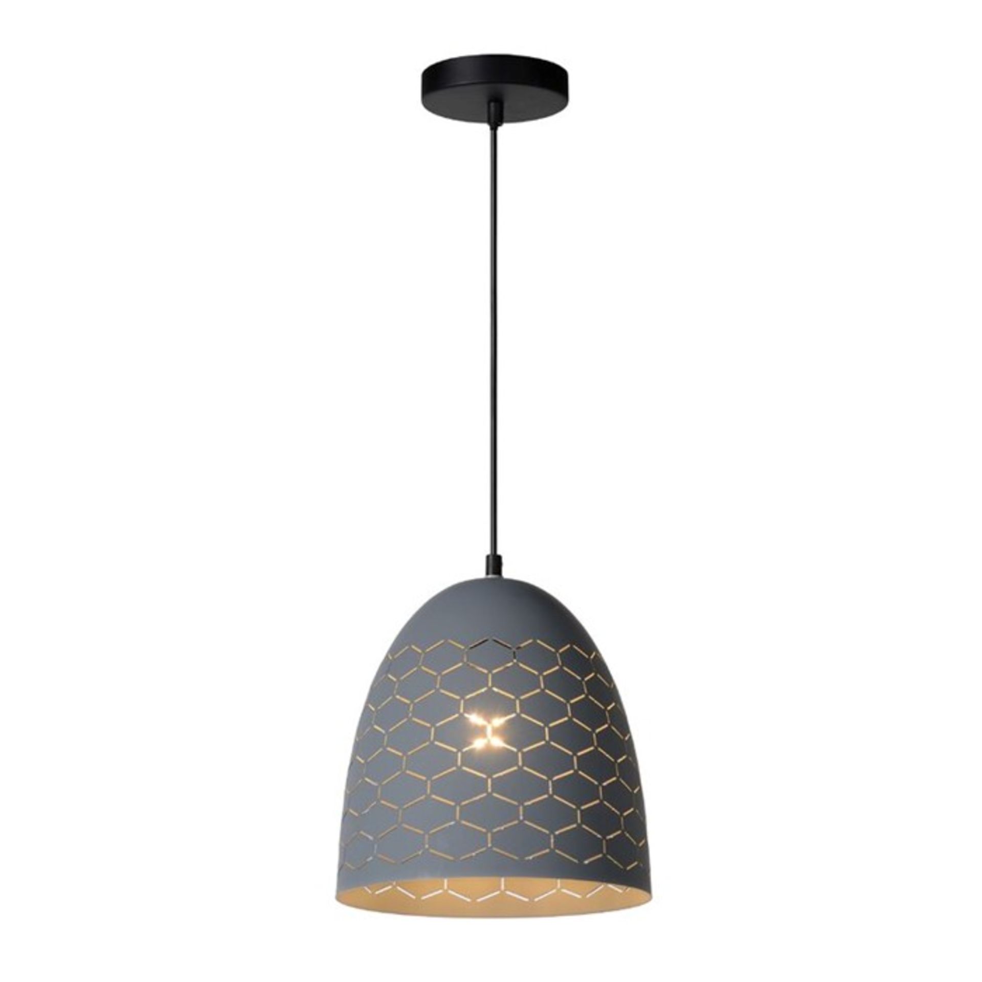 Lucide, Galla 1-Light Mini Pendant (GREY) - RRP £1