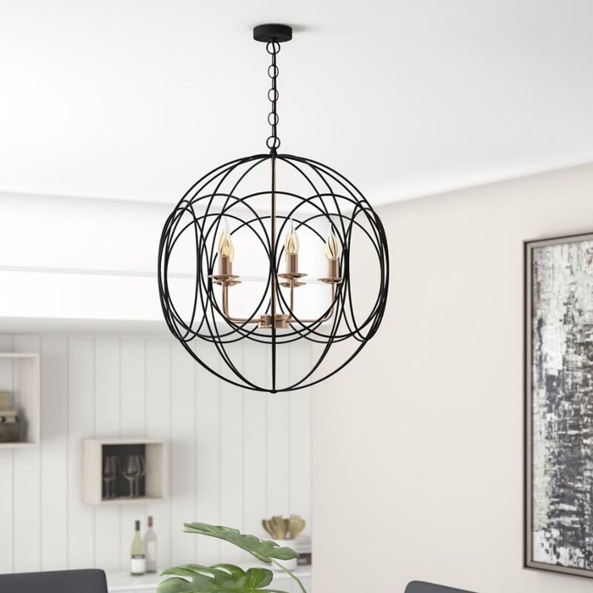 Mercury Row, Mcgowan 5-Light Globe Pendant - RRP £