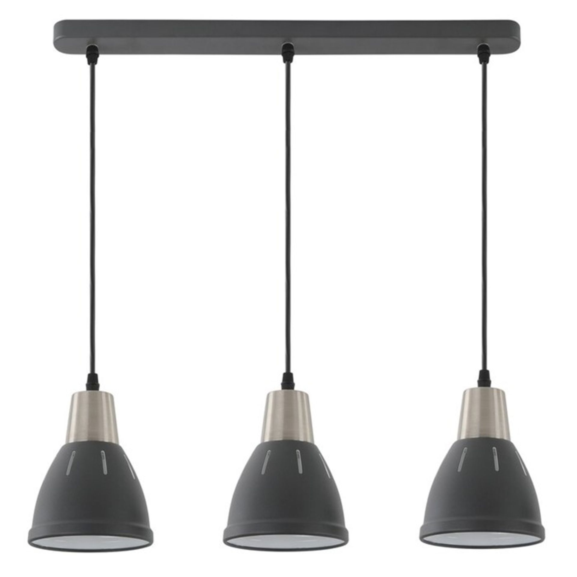 17 Stories, Dade City North 3-Light Pendant (BLACK