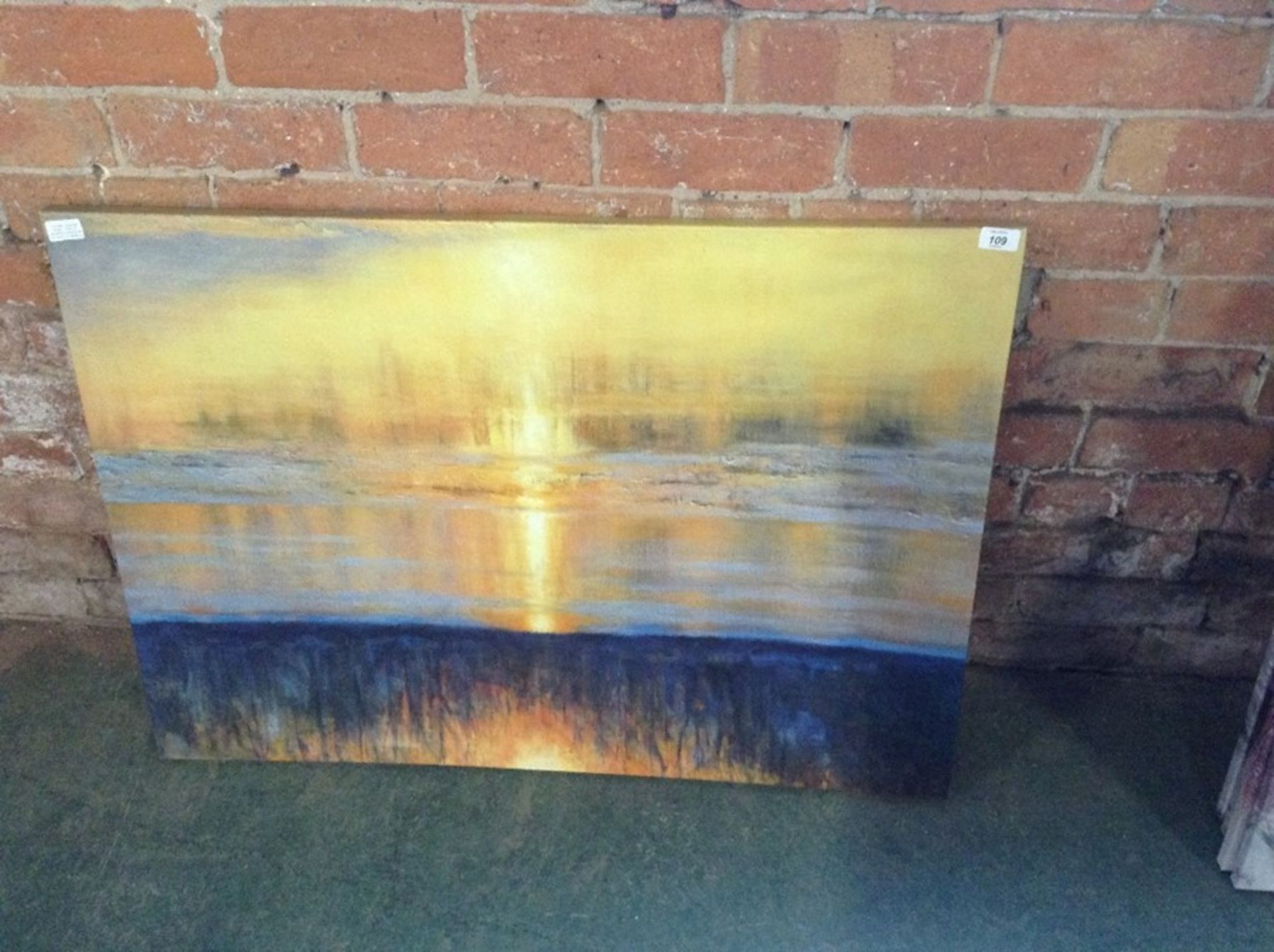 Big Box Art,'Sunset' by Valerie Petts Painting Print on Canvas RRP £58.99(10043/71 JKT85772)